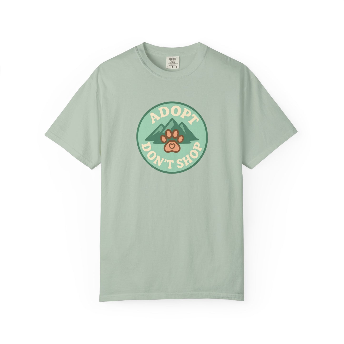 Adopt Don't Shop T-shirt, Unisex Tee, Animal Lover Gift, Pet Adoption Awareness, Casual Wear, Eco-Friendly Fashion, Dog Mom Shirt