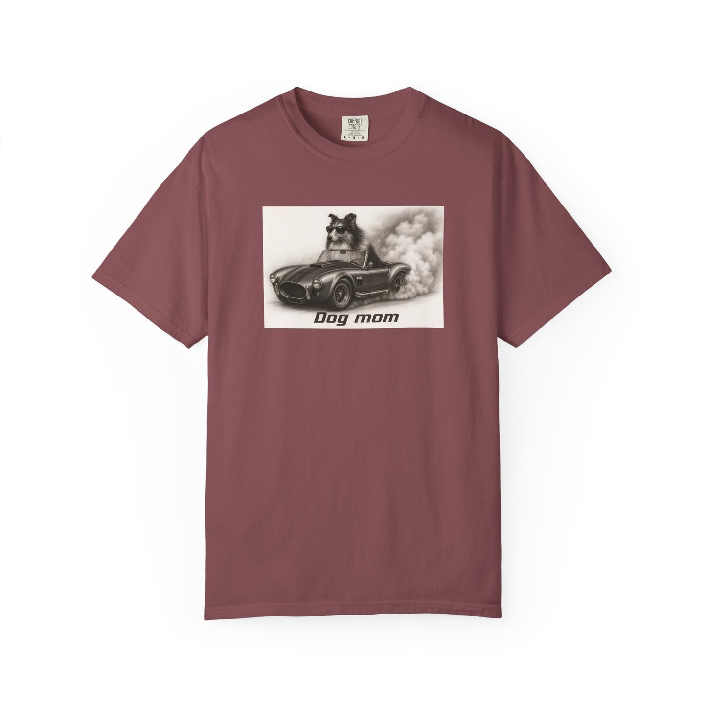 Dog Mom - Collie - “Cool Dogs in Cool Cars” T-Shirt Collection! 🐶🚗