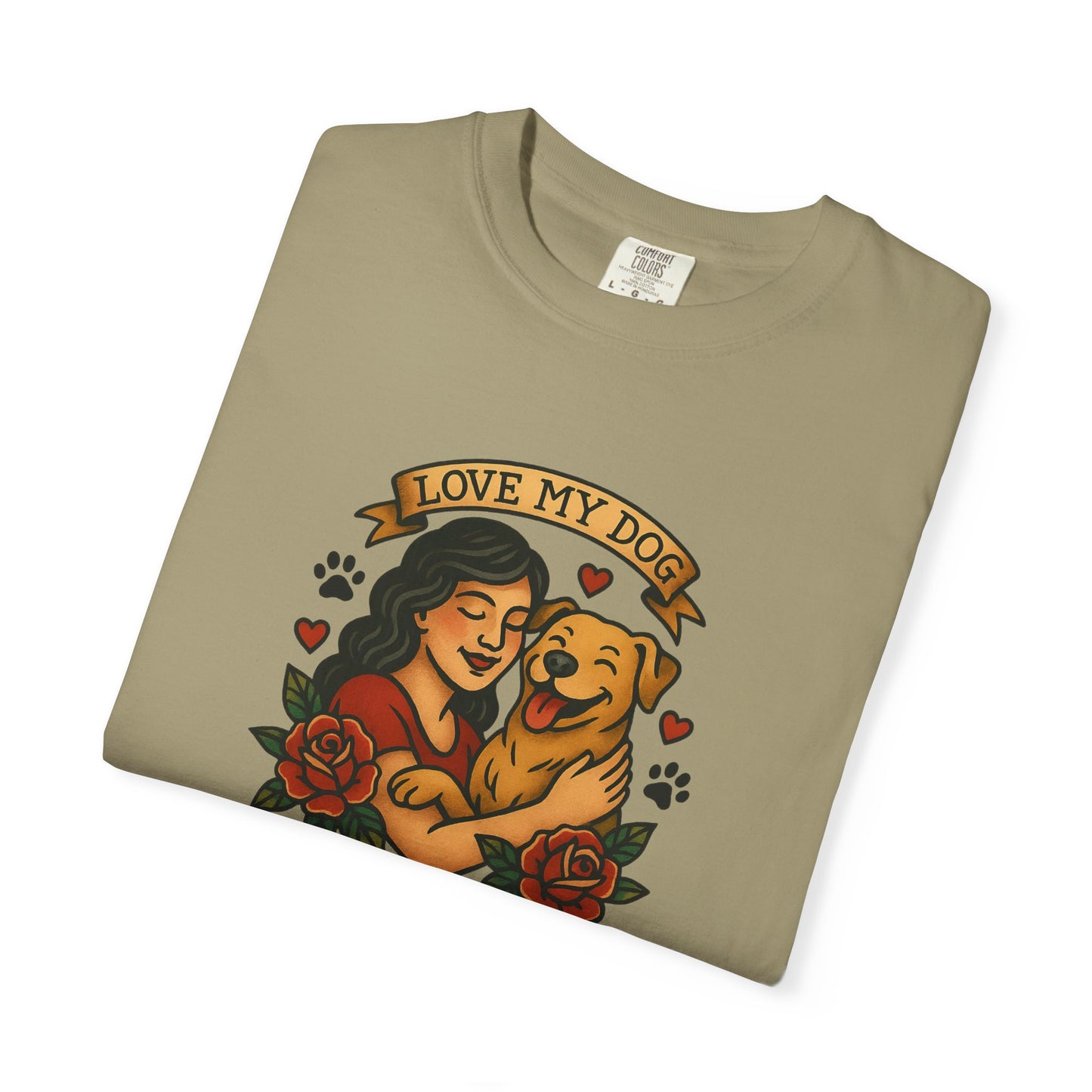 Love My Dog T-Shirt, Cute Dog Lover Tee, Pet Owner Gift, Adoption Awareness Shirt, Casual Everyday Wear