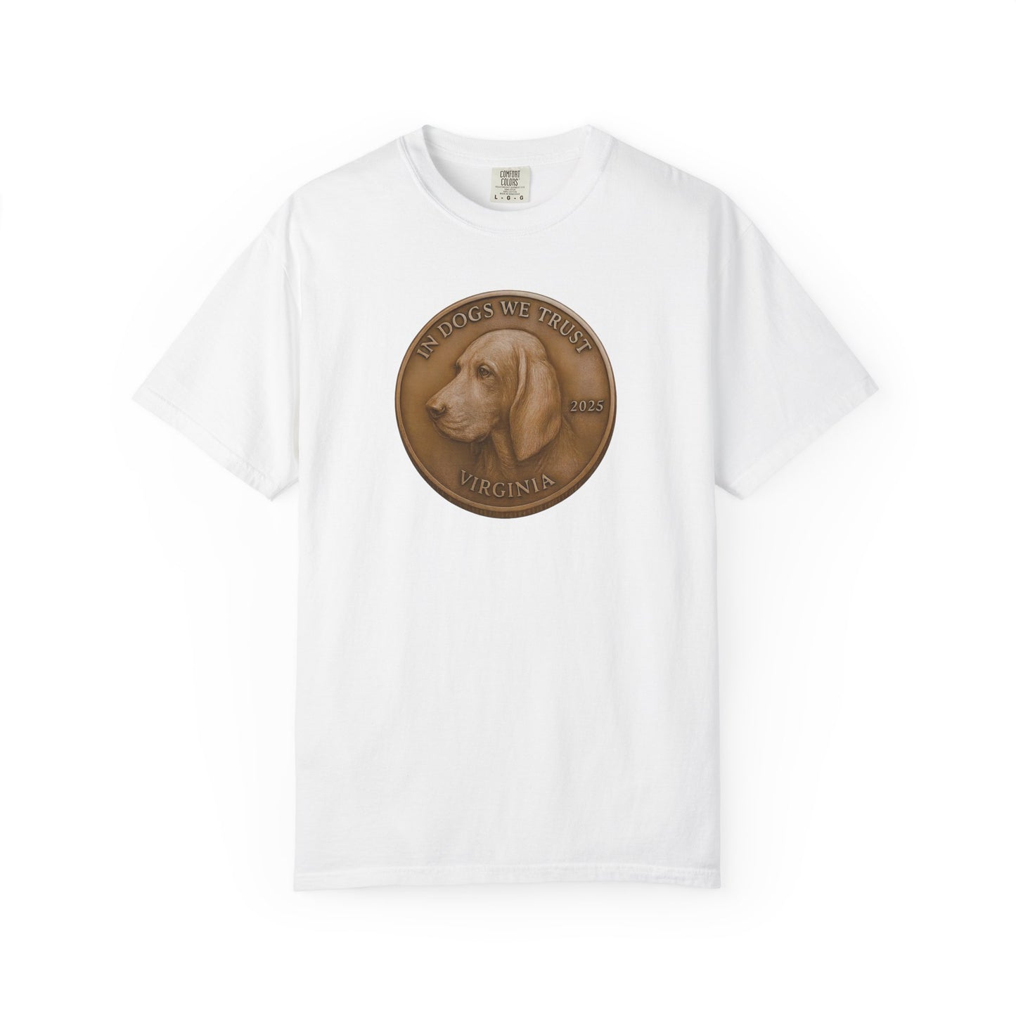 Virginia State Coin T-Shirt Collection - Proud Dog Breed Illustrations