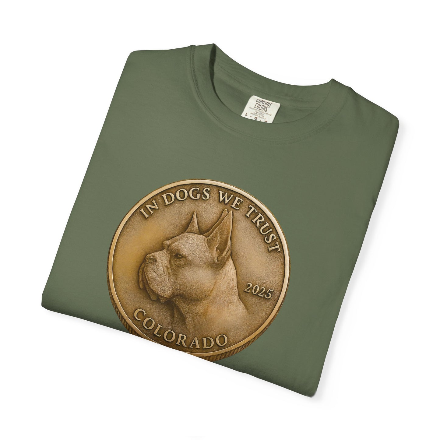Colorado State Coin T-Shirt Collection - Proud Dog Breed Illustrations