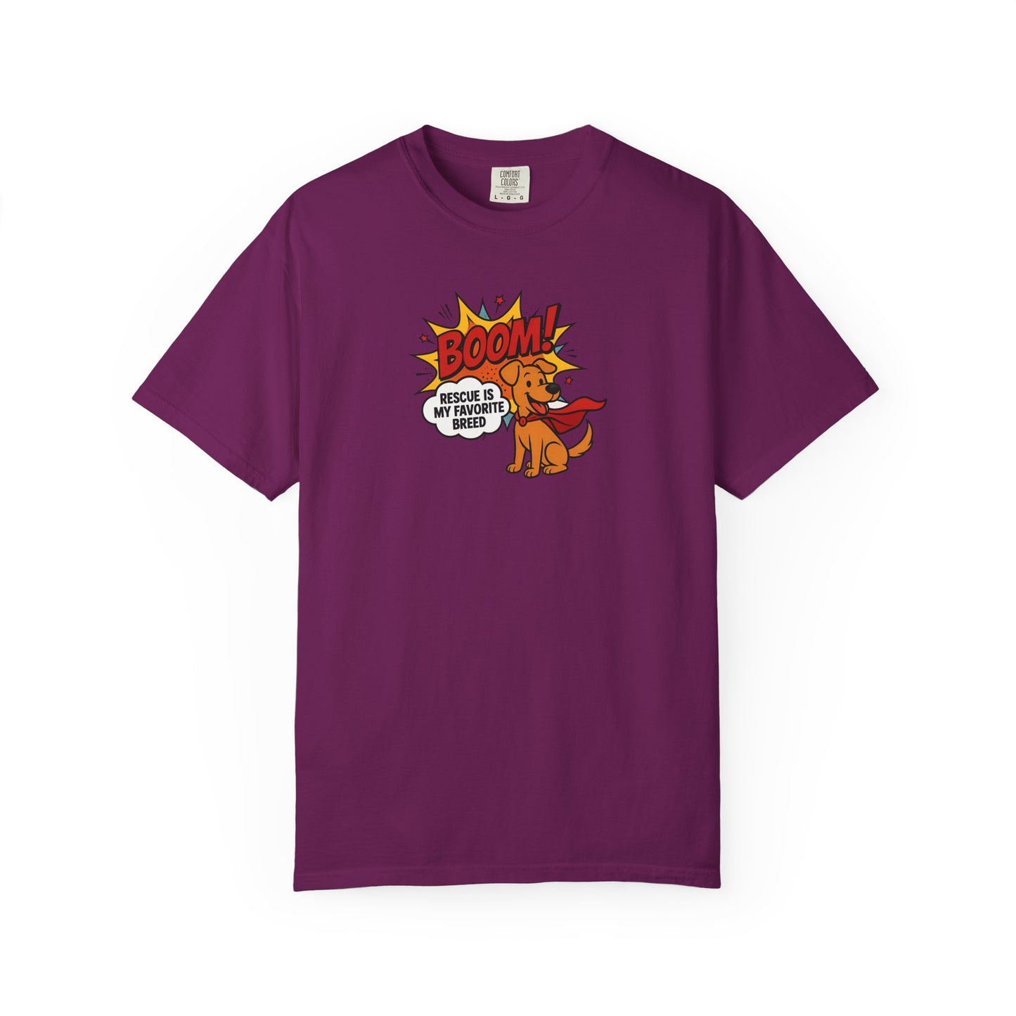 Superhero Dog Rescue T-Shirt | Fun Graphic Tee, Gift for Dog Lovers, Casual Wear, Pet Lover Shirt, Birthday Present, Animal Apparel