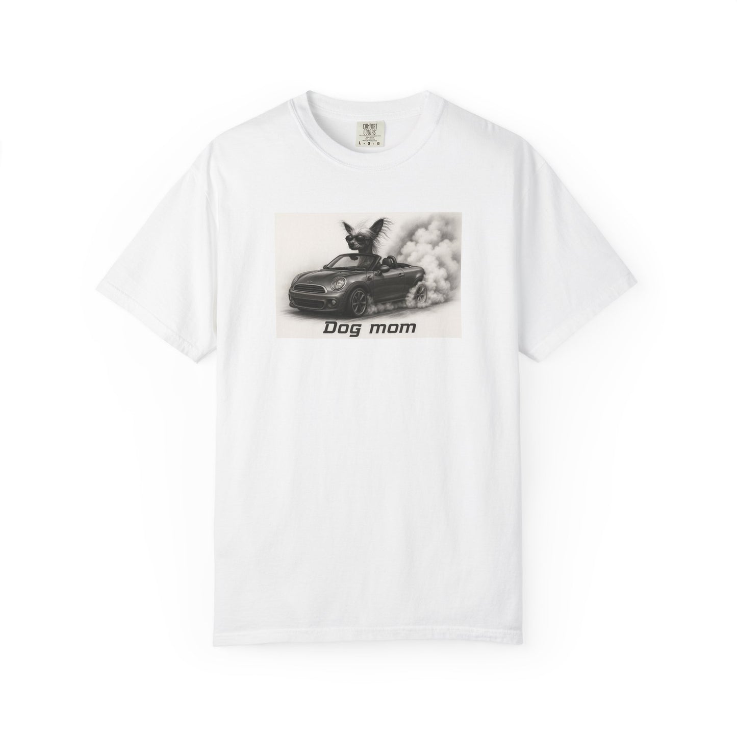 Dog Mom - Chinese Crested- “Cool Dogs in Cool Cars” T-Shirt Collection! 🐶🚗