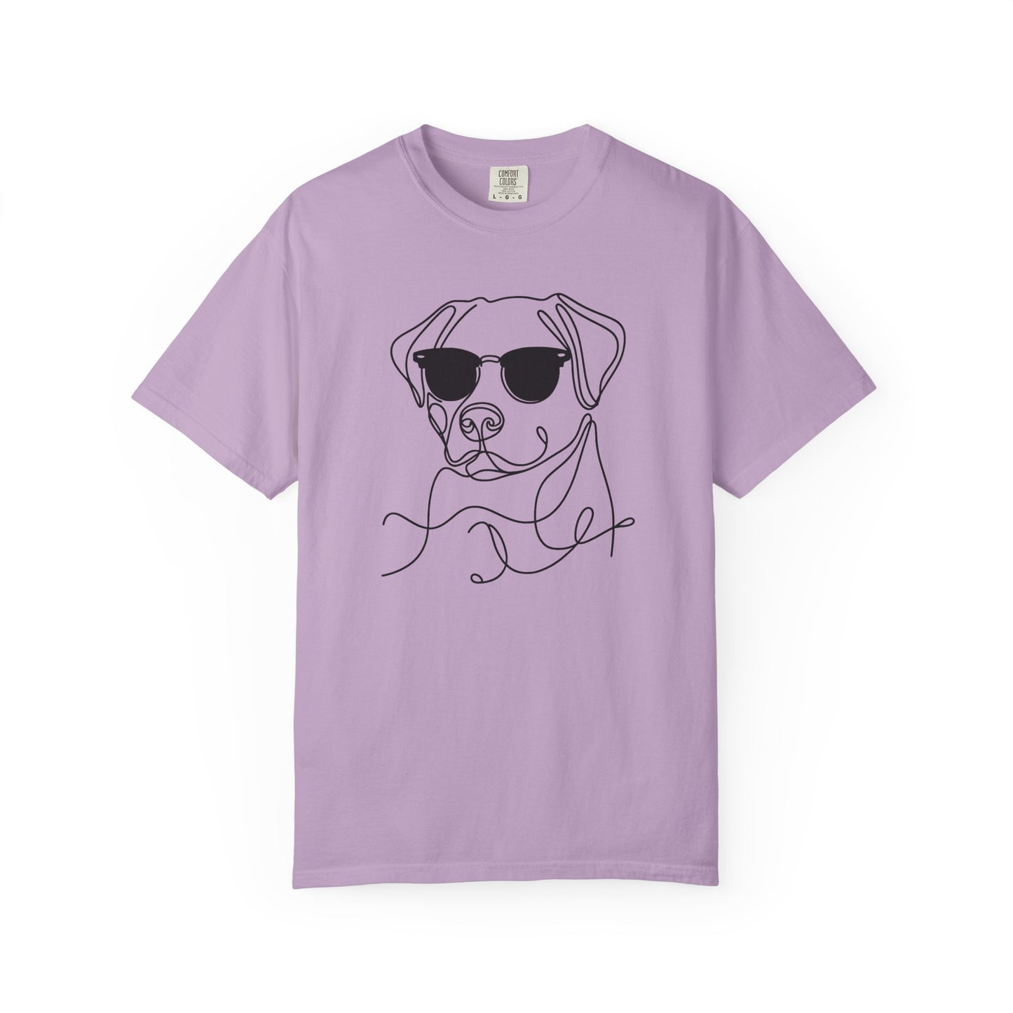 Cool Dog Line Art T-Shirt, Pet Lover Gift, Unisex Tee, Animal Lover Shirt, Casual Wear, Dog Mom Gift, Birthday Present, Dog Themed Apparel