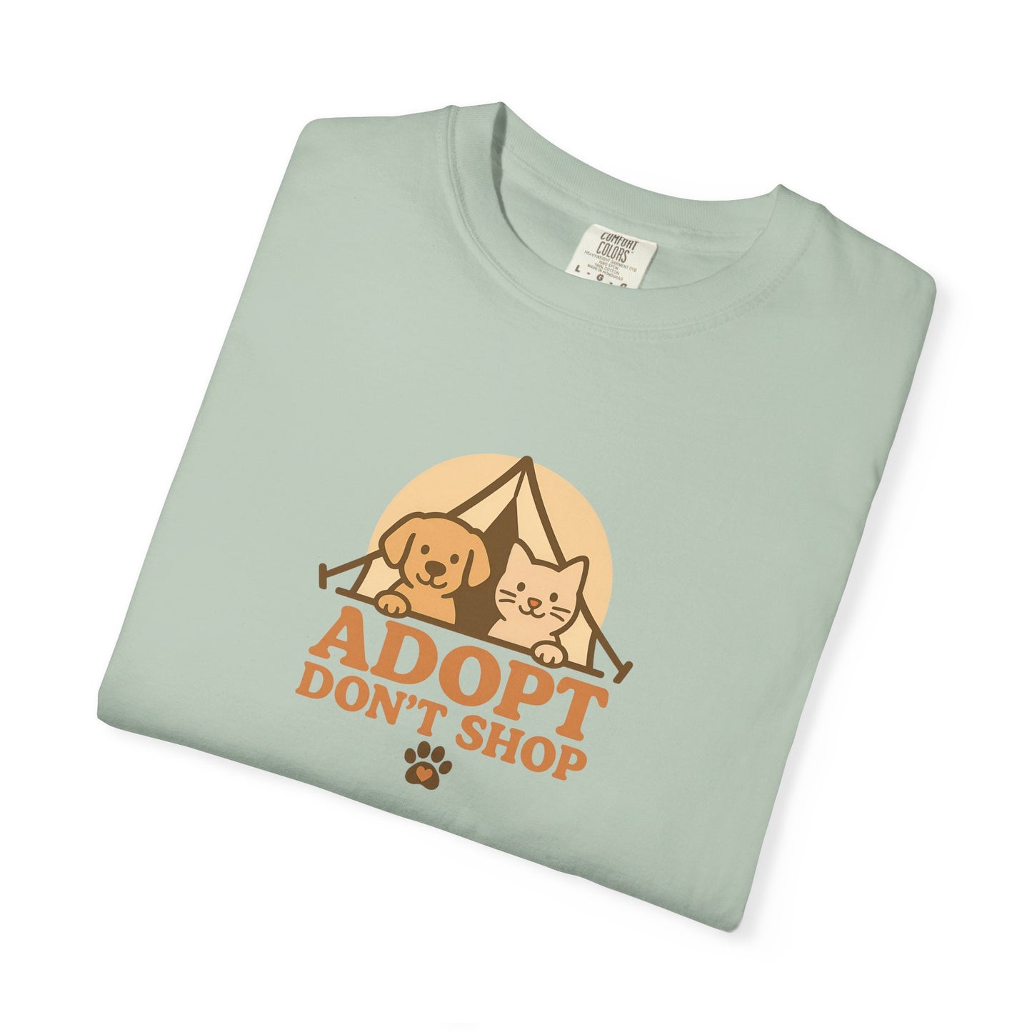 Adopt Don't Shop T-Shirt, Eco-Friendly Tee, Animal Rescue Shirt, Casual Wear, Gift for Pet Lovers, Perfect for Adoption Events
