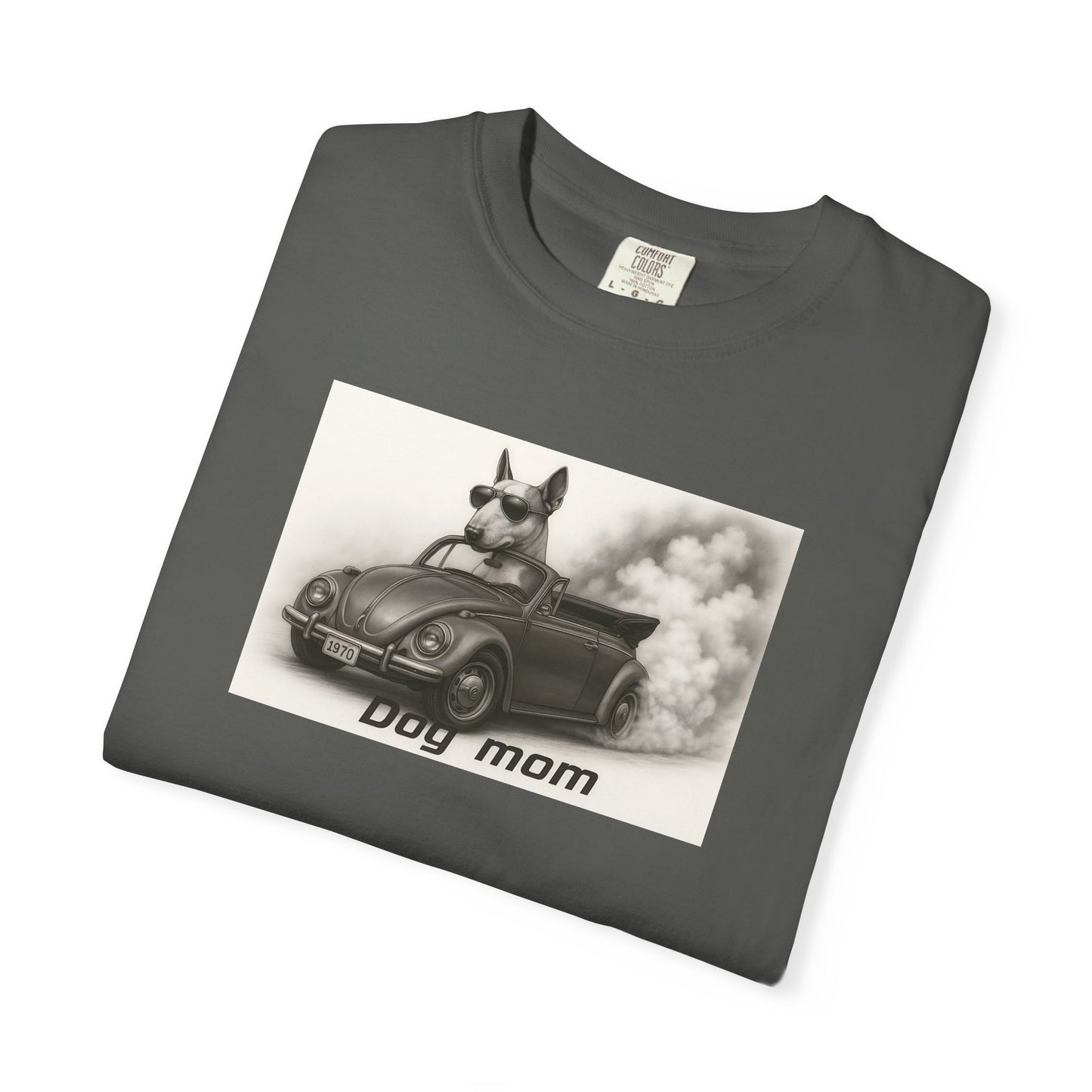 Dog Mom - Bull Terrier - “Cool Dogs in Cool Cars” T-Shirt Collection! 🐶🚗