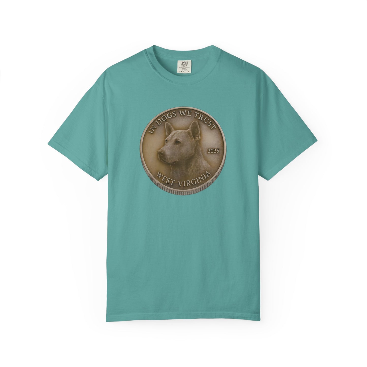 West Virginia State Coin T-Shirt Collection - Proud Dog Breed Illustrations