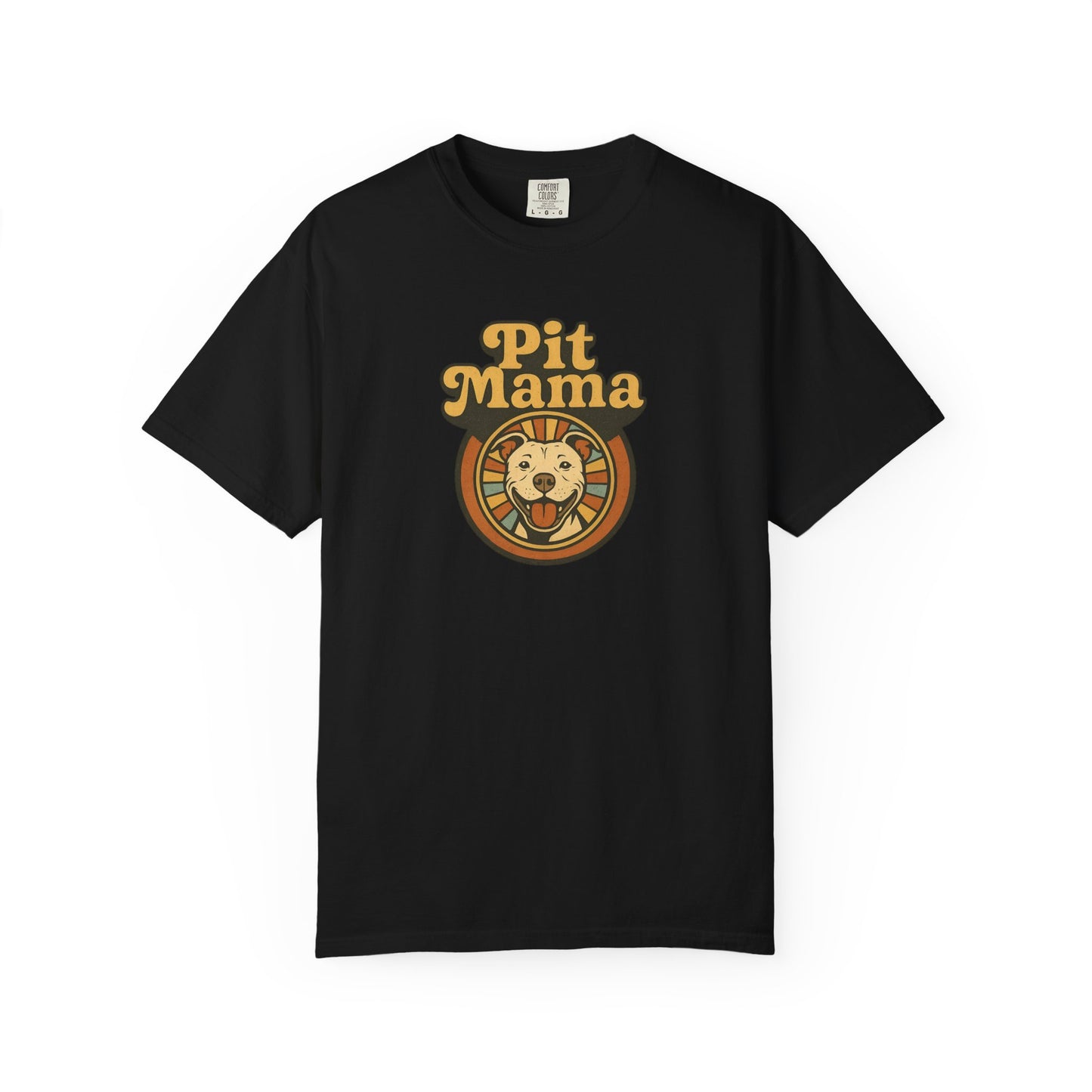 Pit Mama Unisex Garment-Dyed T-shirt | Perfect for Dog Lovers, Animal Advocates, Casual Wear, Mother's Day Gift, Pet Enthusiasts