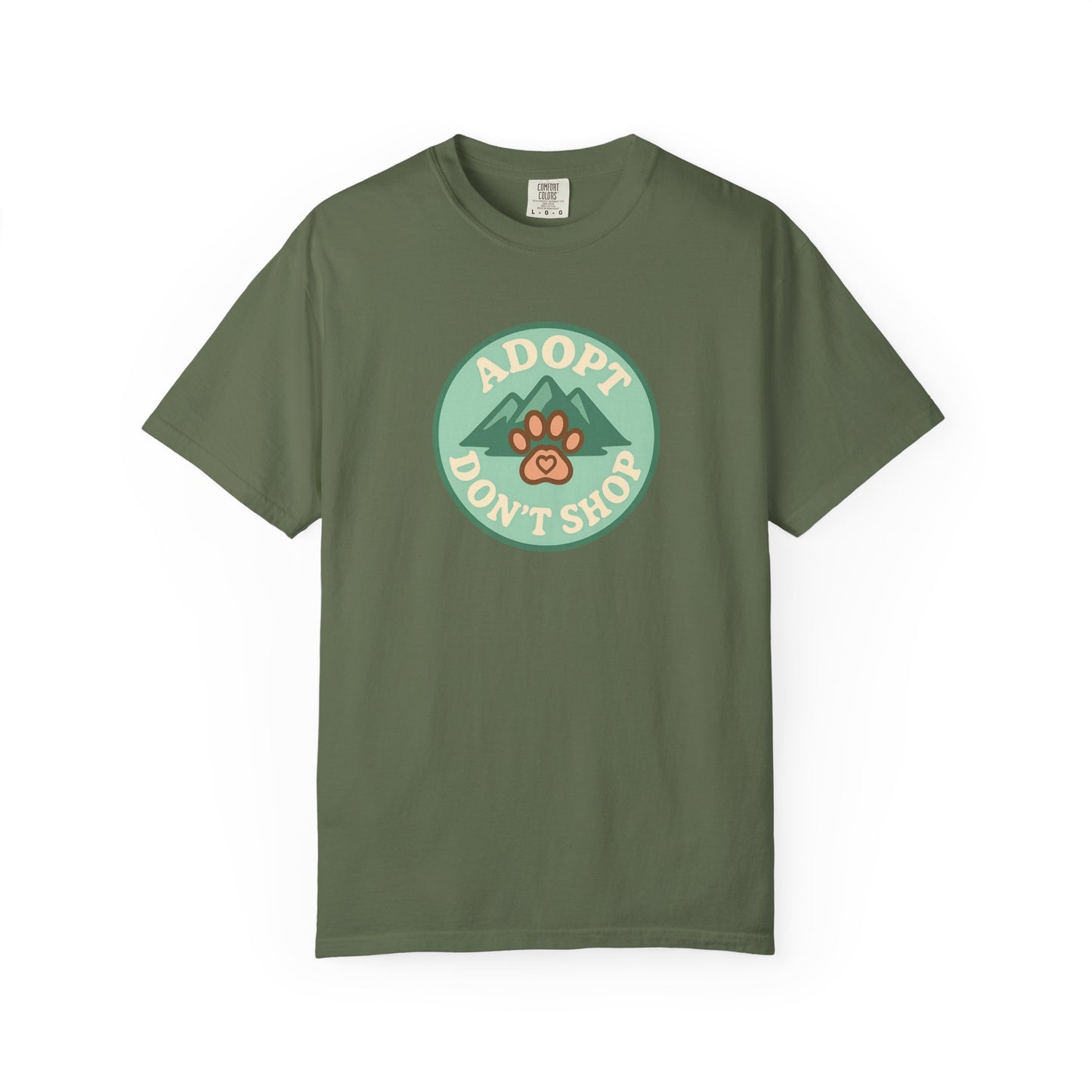 Adopt Don't Shop T-shirt, Unisex Tee, Animal Lover Gift, Pet Adoption Awareness, Casual Wear, Eco-Friendly Fashion, Dog Mom Shirt