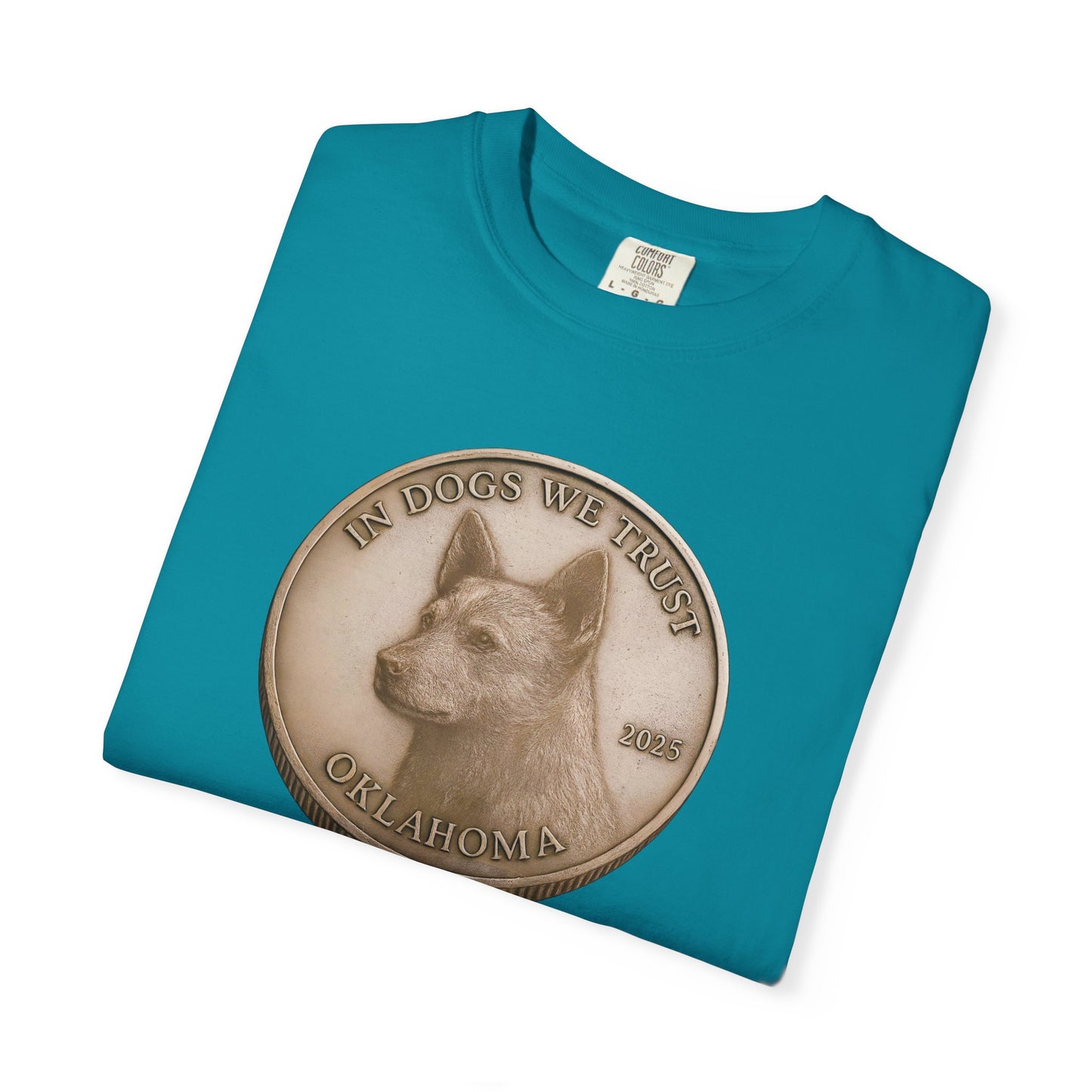 Oklahoma State Coin T-Shirt Collection - Proud Dog Breed Illustrations