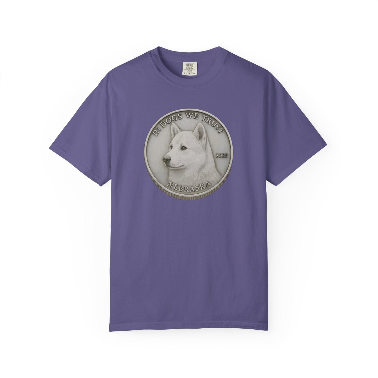 Nebraska State Coin T-Shirt Collection - Proud Dog Breed Illustrations