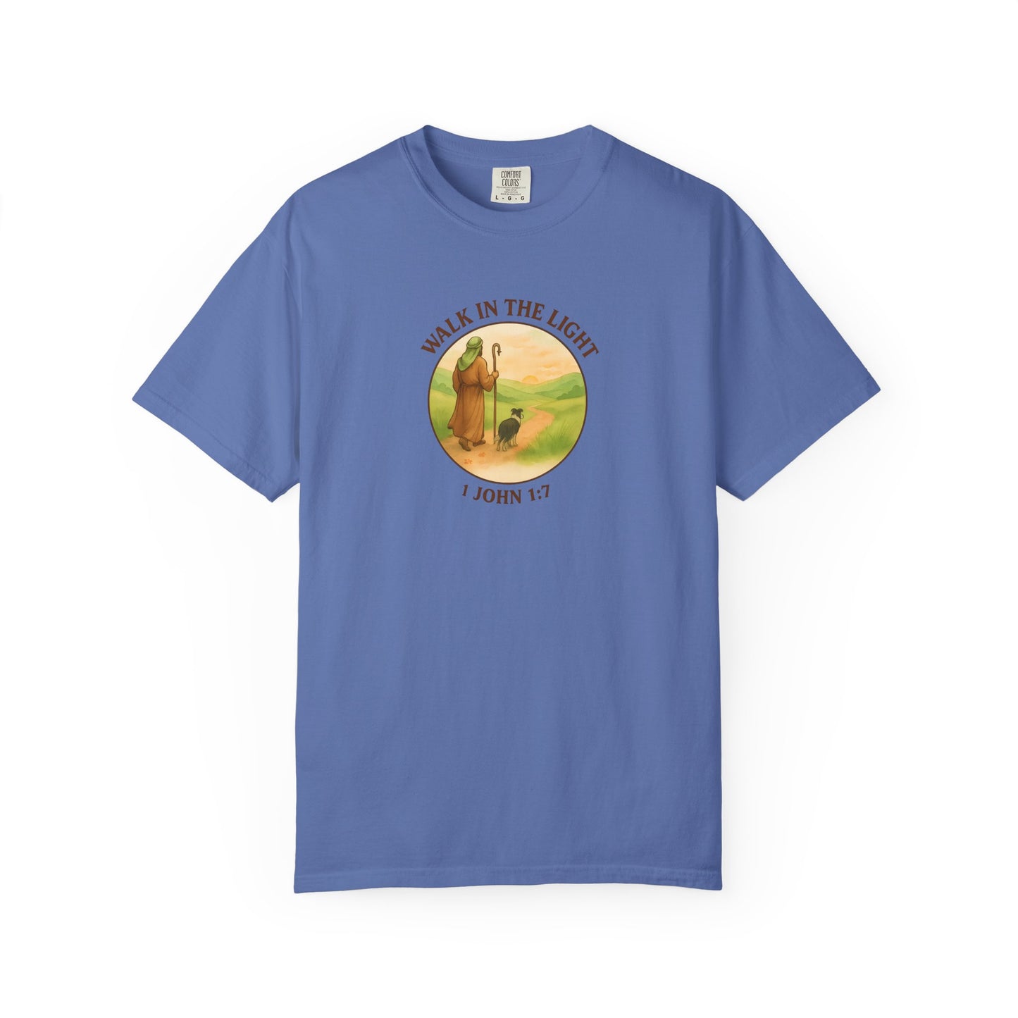 Walk in the light T-Shirt, Casual Fashion Tee, Motivational Gift, Unisex Graphic Tee, Perfect for Gifts and Celebrations