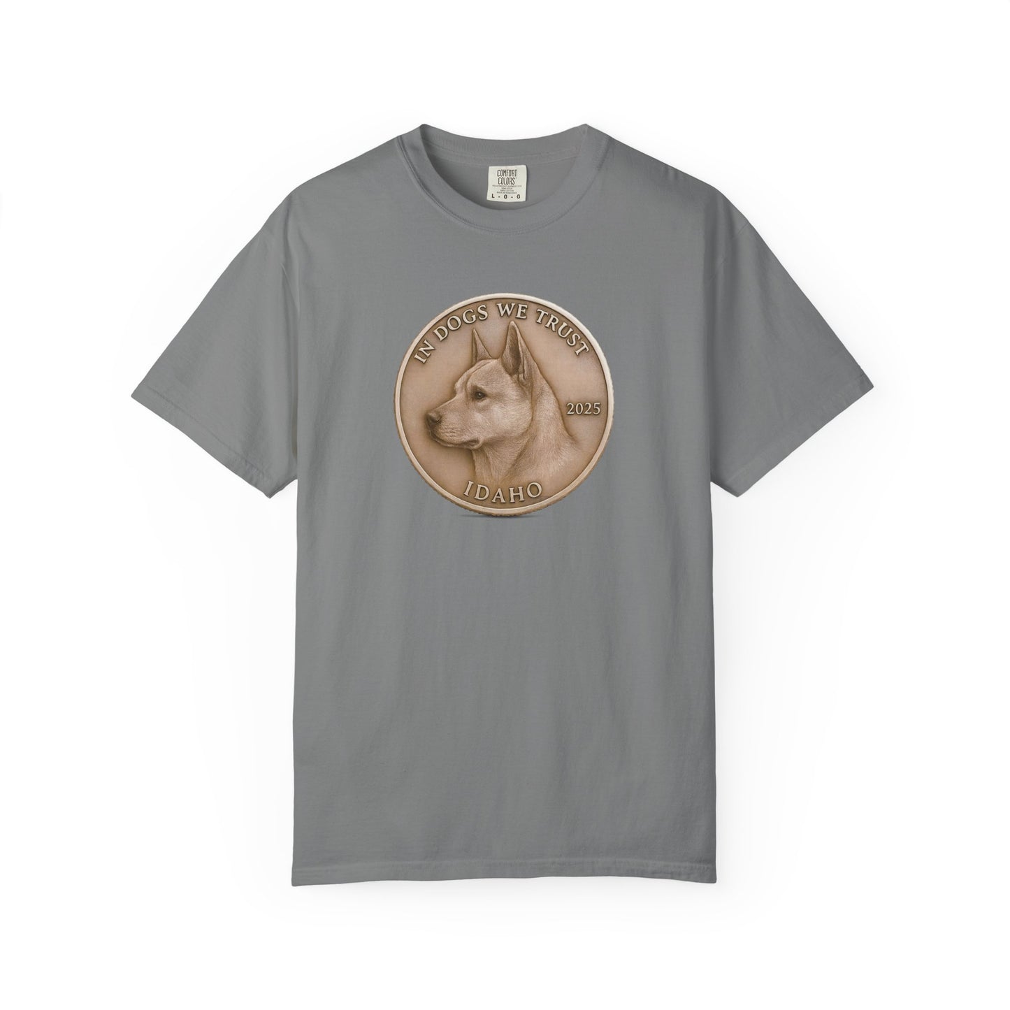 Idaho State Coin T-Shirt Collection - Proud Dog Breed Illustrations