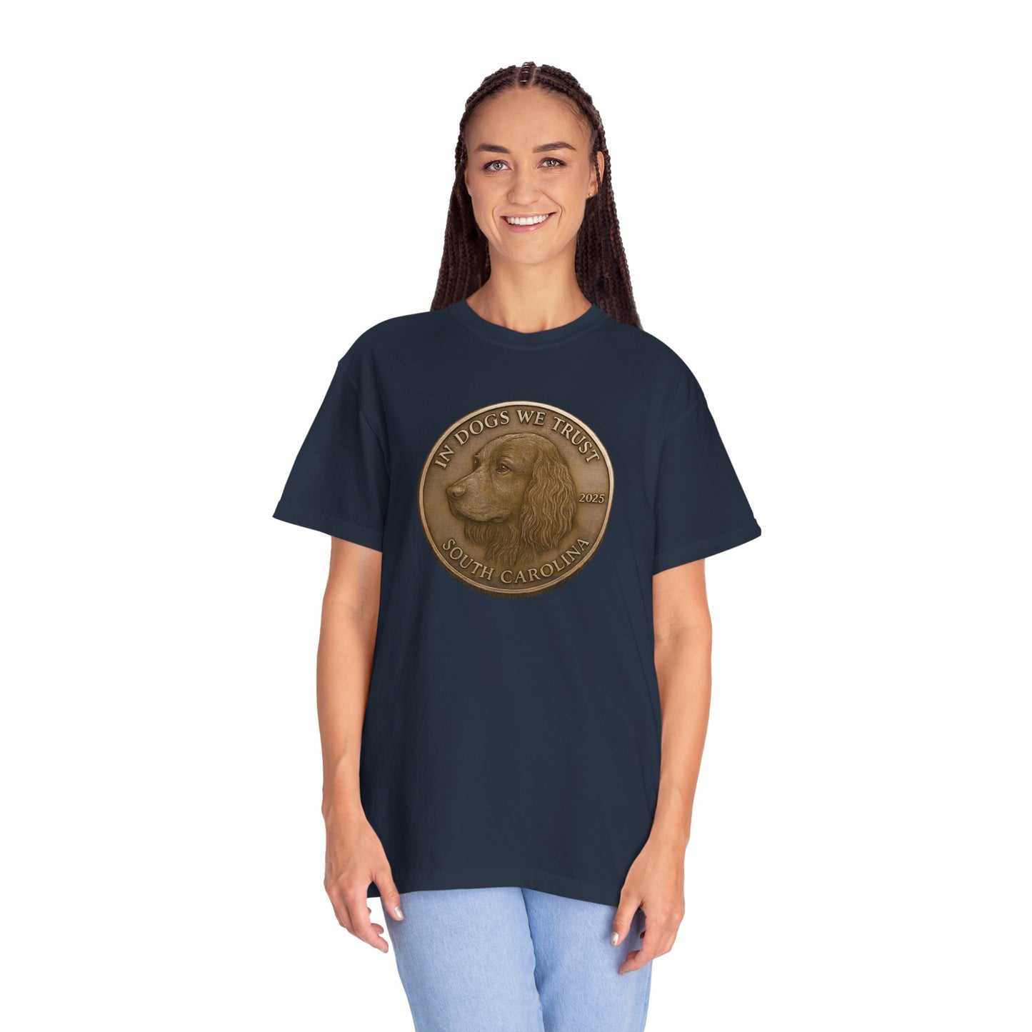 South Carolina State Coin T-Shirt Collection - Proud Dog Breed Illustrations