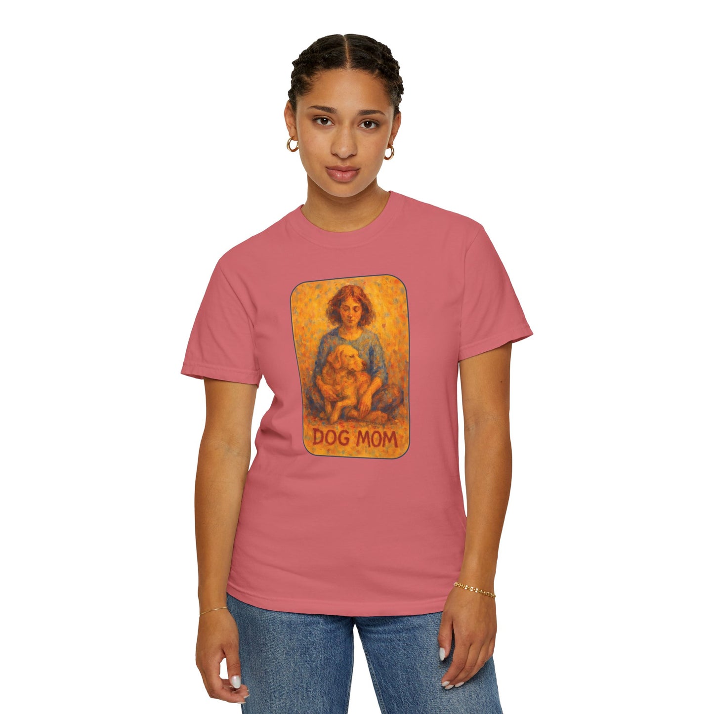 Dog Mom Vintage Style Unisex T-Shirt, Cute Dog Lover Gift, Pet Parent Tee, Casual Wear, Great for Birthdays, Dog Appreciation Day