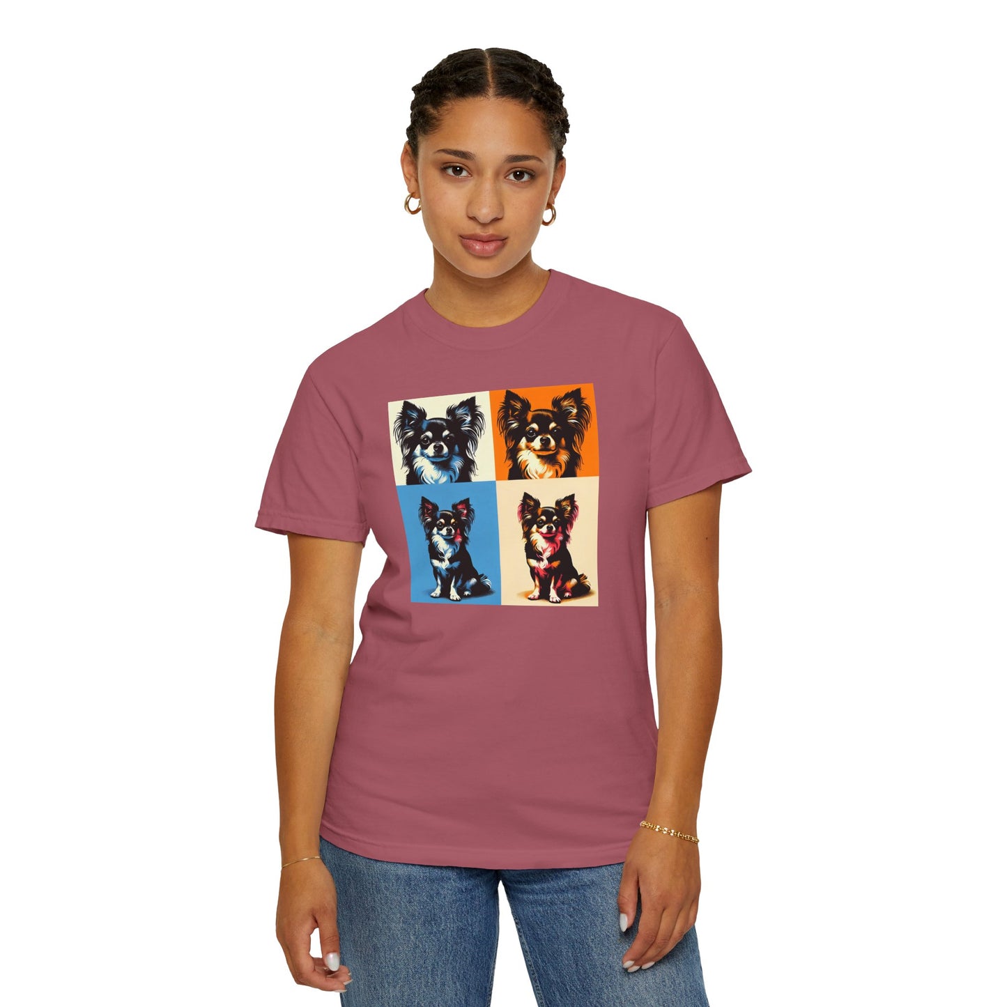 Chihuahua Pop Art Unisex T-shirt - Colorful Graphic Tee for Dog Lovers