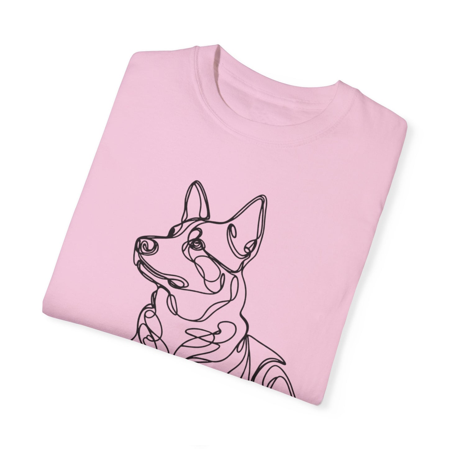 🖤 True Grit – Blue Heeler Line Art Tee - Perfect Gift for Dog Lovers