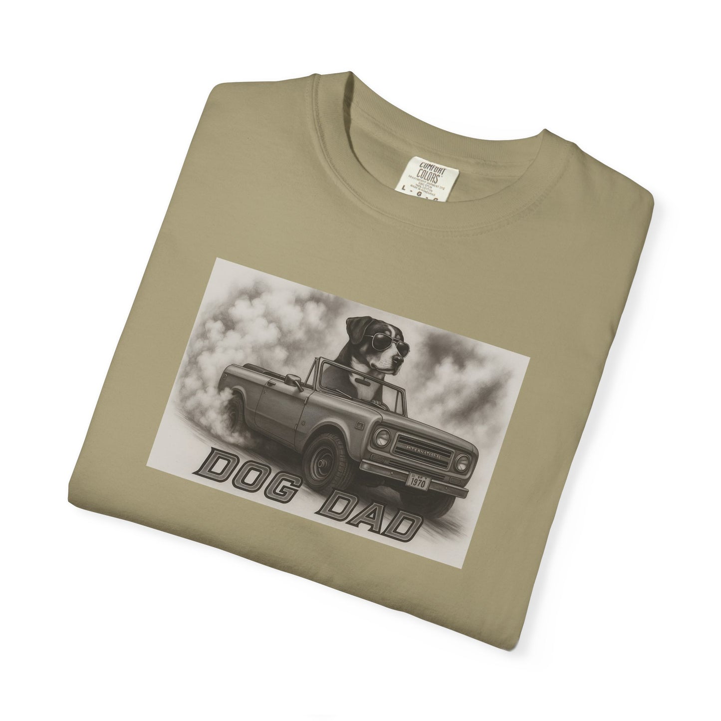 Dog Dad - Swiss Mountain Dog - Cool Dogs in Cool Cars T-Shirt Collection | Funny Dog Lover Apparel for Men