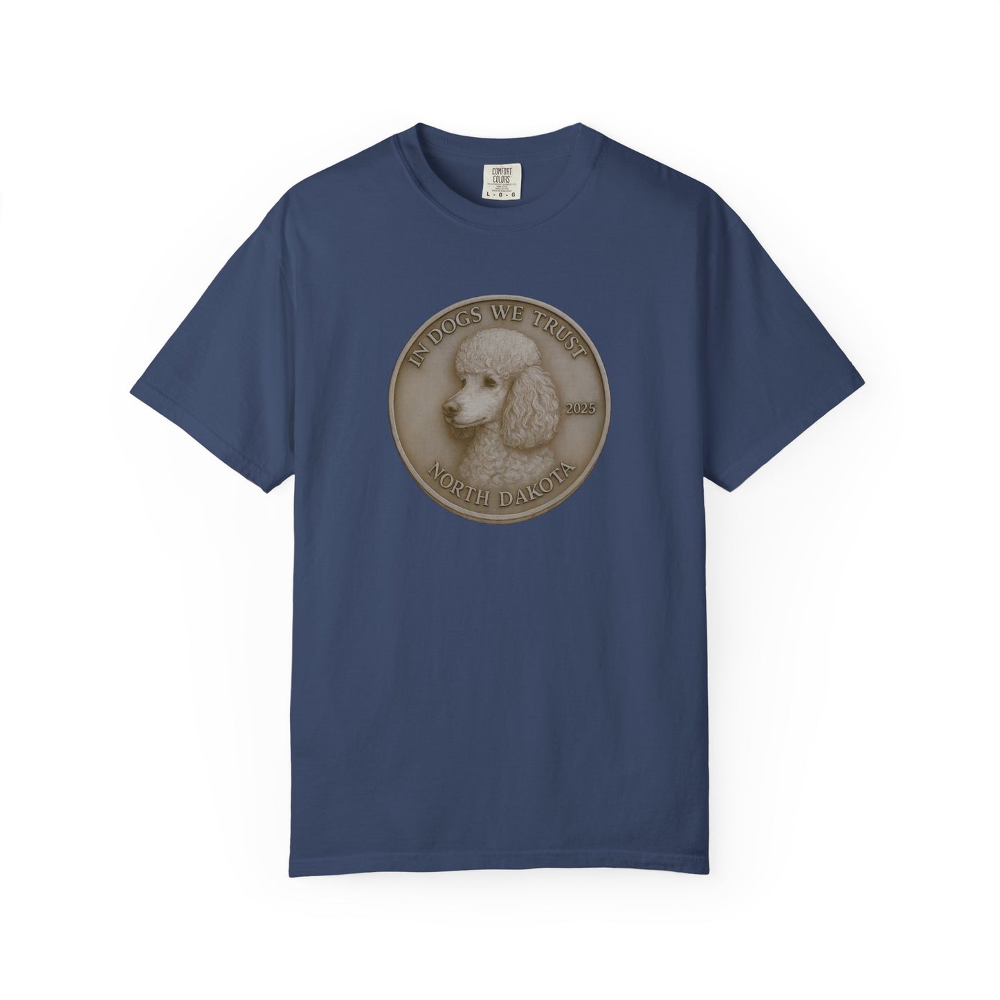 North Dakota State Coin T-Shirt Collection - Proud Dog Breed Illustrations