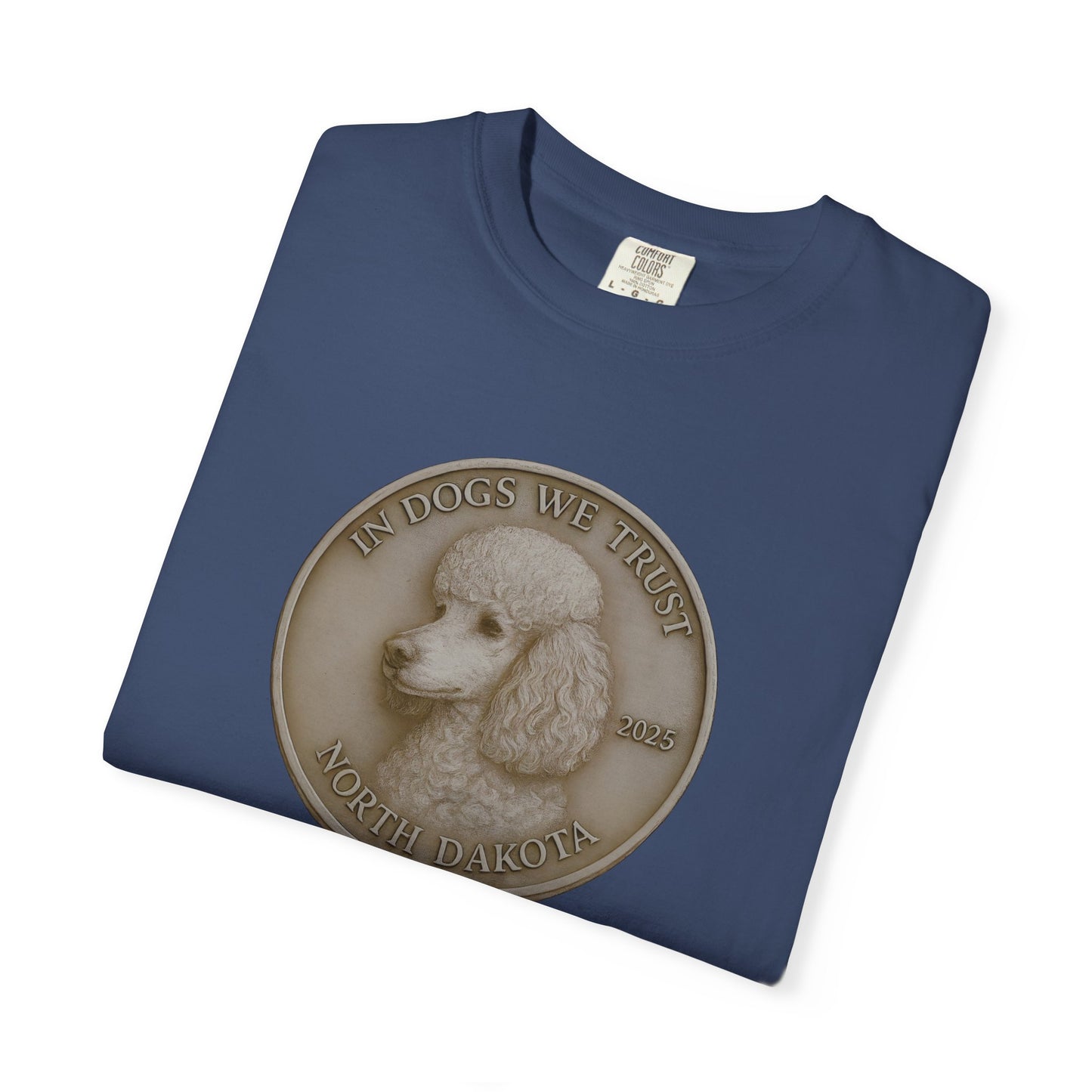 North Dakota State Coin T-Shirt Collection - Proud Dog Breed Illustrations