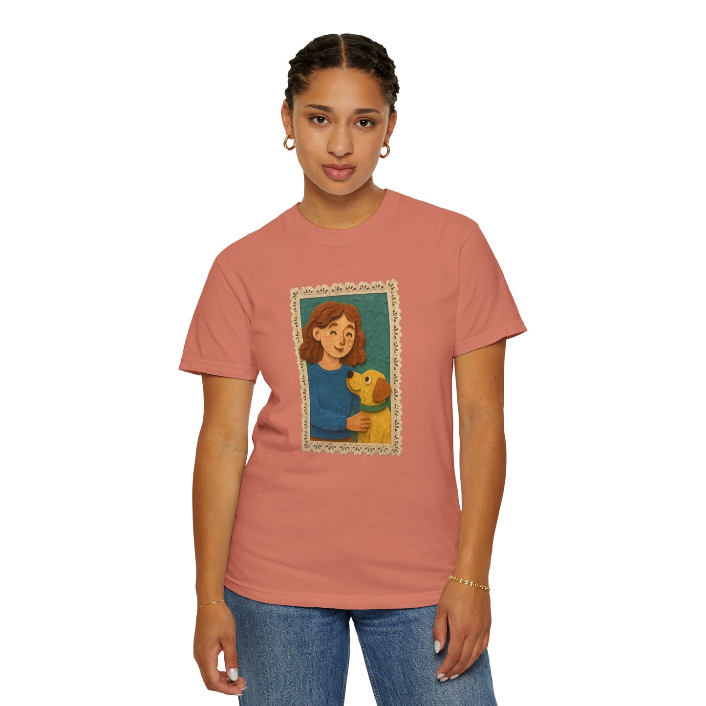 Dog Mom T-shirt - Unisex Garment-Dyed Tee for Pet Lovers