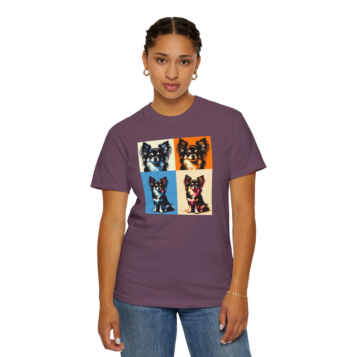 Chihuahua Pop Art Unisex T-shirt - Colorful Graphic Tee for Dog Lovers