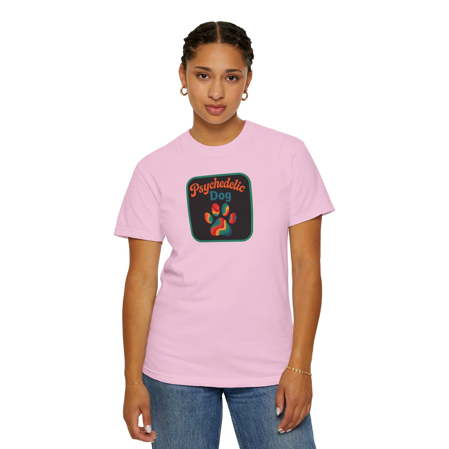 Psychedelic Dog T-shirt