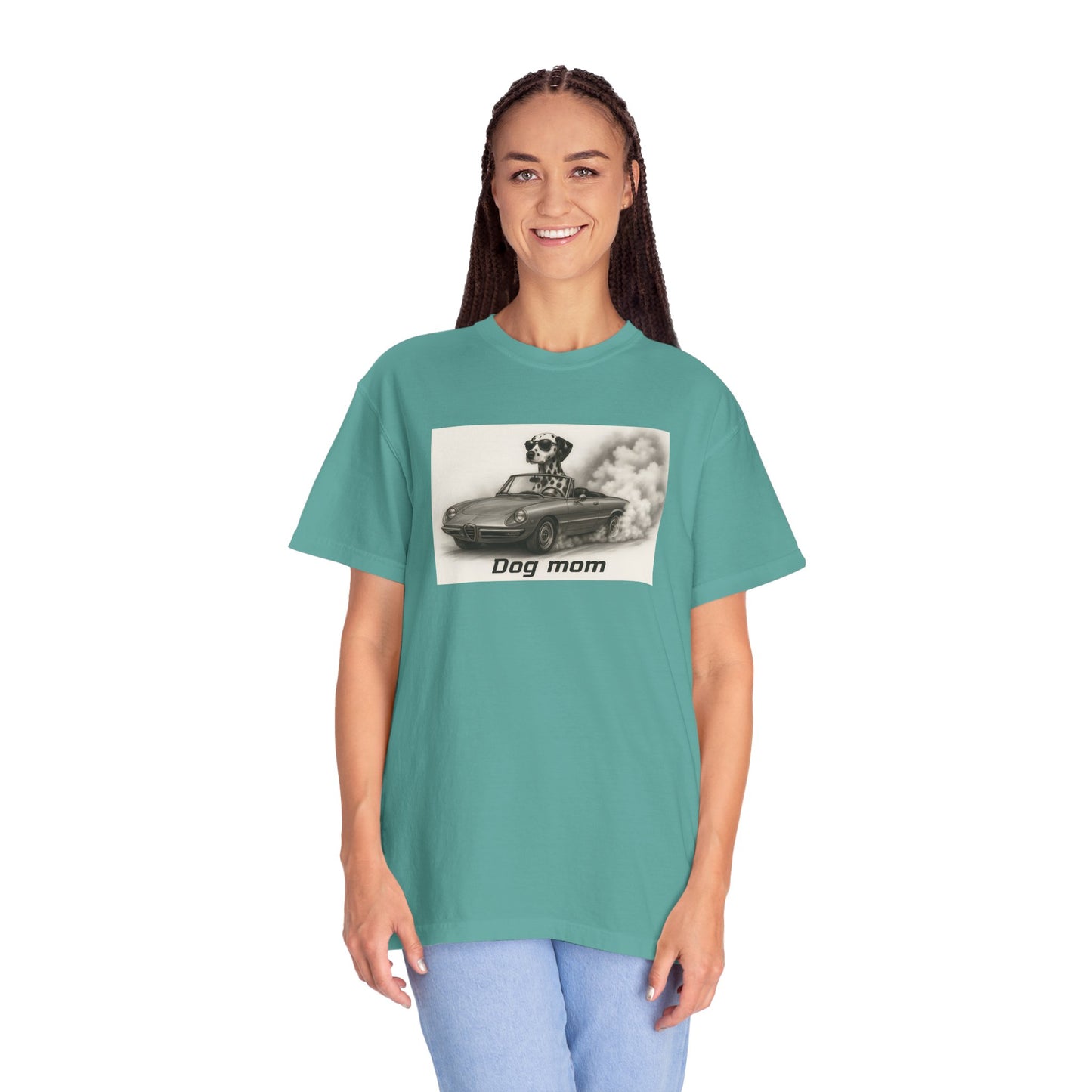 Dog Mom - Dalmatian - “Cool Dogs in Cool Cars” T-Shirt Collection! 🐶🚗