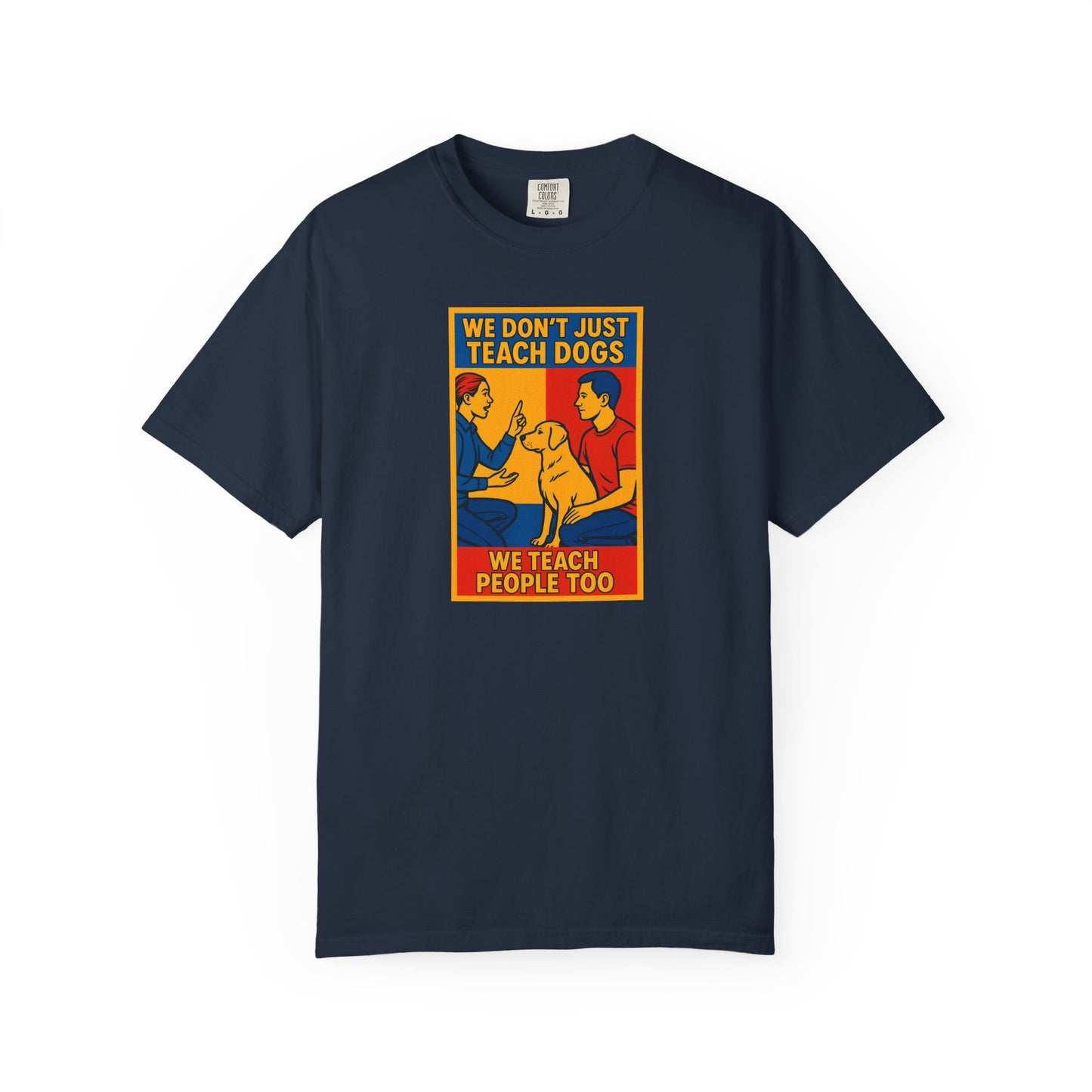 Teach Love Unisex T-shirt | Dog Training Humor Tee, Pet Lover Gift, Casual Wear, Funny Animal Shirt, Teacher Appreciation