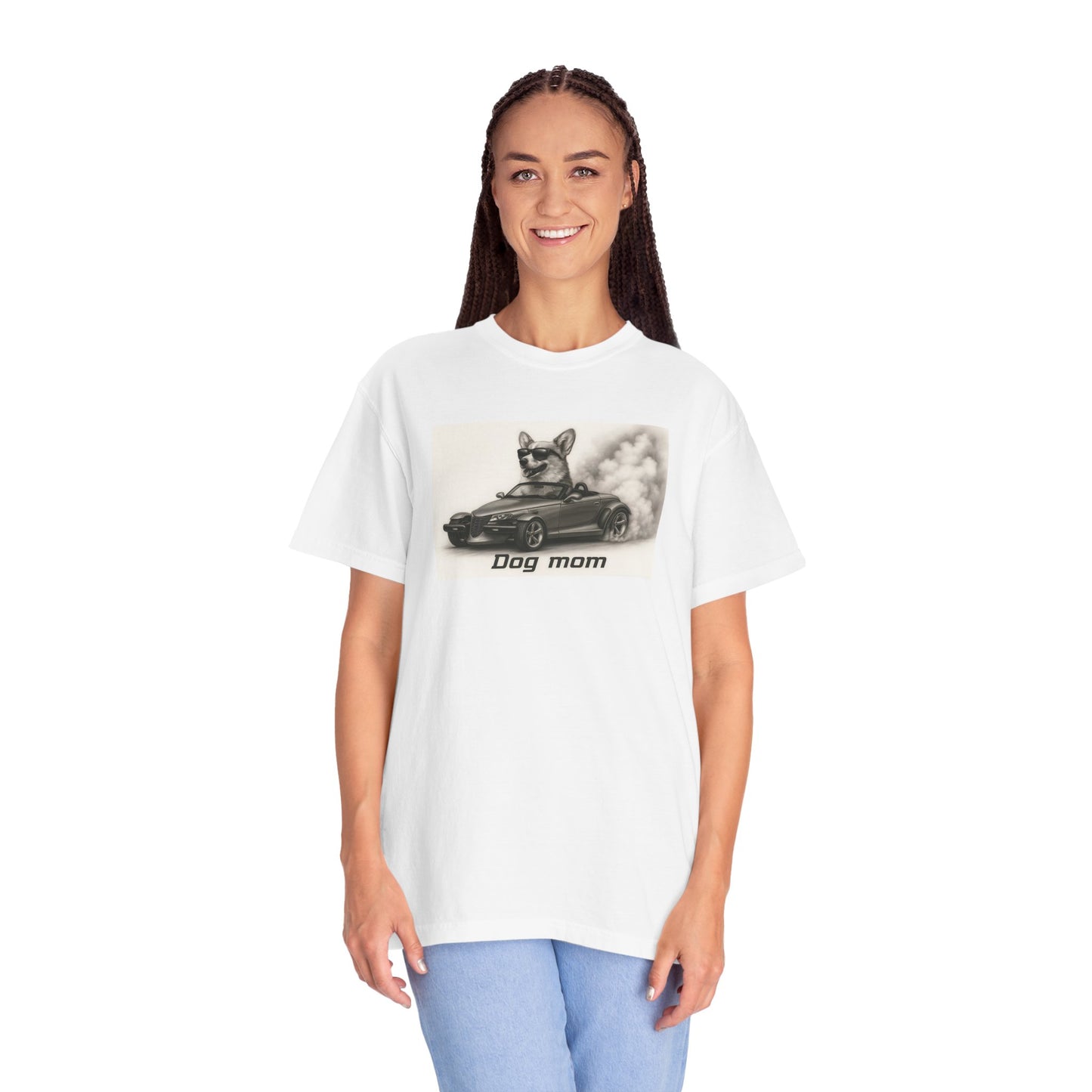 Dog Mom - Corgi - “Cool Dogs in Cool Cars” T-Shirt Collection! 🐶🚗