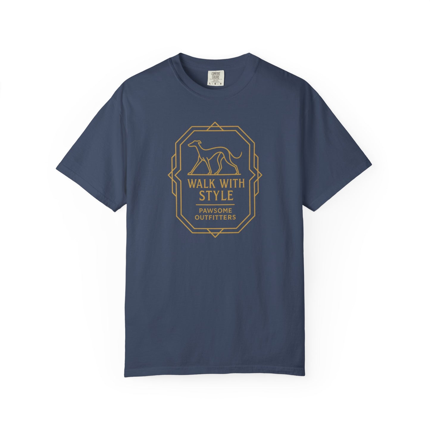 Stylish Dog Lovers T-Shirt, Casual Pet Owner Tee, Walk With Style Graphic Shirt, Gift for Dog Lovers, Comfortable Everyday Wear