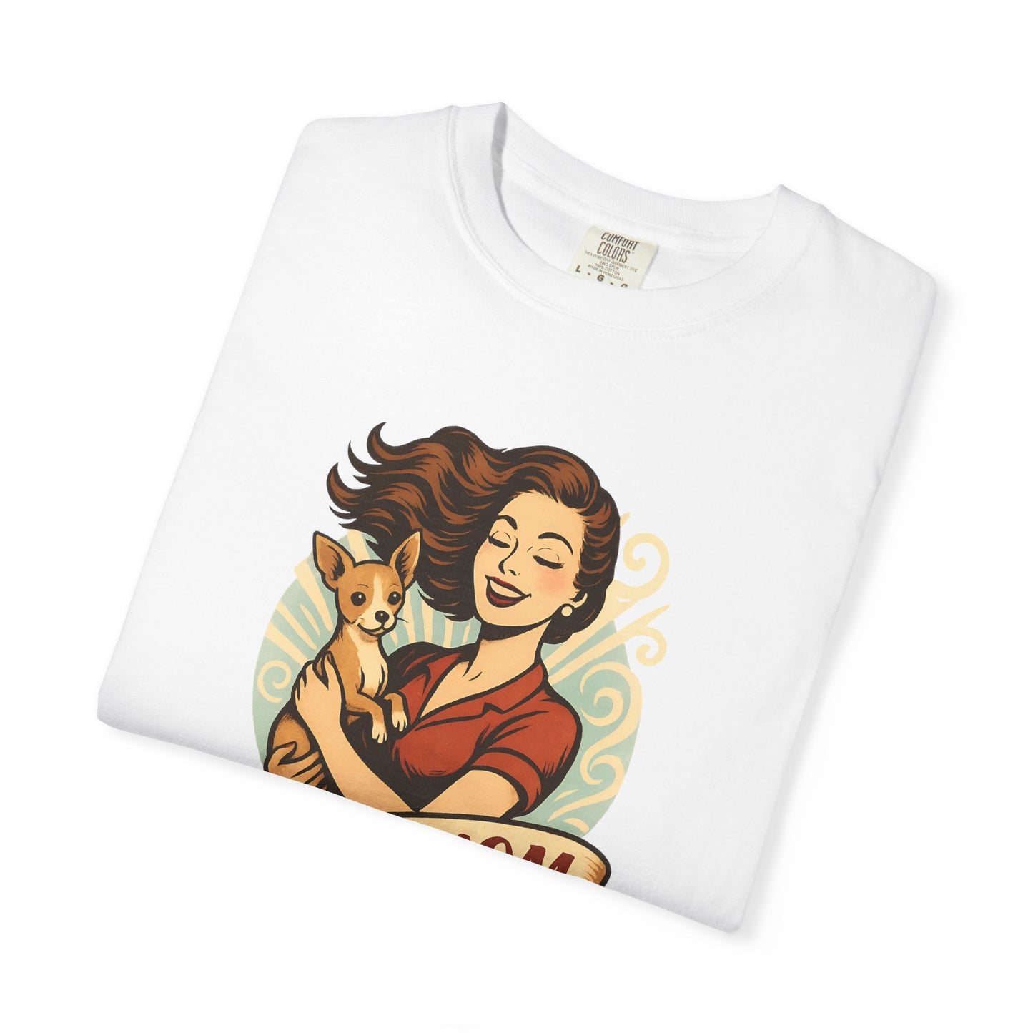 Dog Mom T-Shirt, Unisex Dog Lover Tee, Pet Owner Gift, Cute Dog Theme Apparel, Mother's Day Gift Idea, Casual Dog Mom Outfit