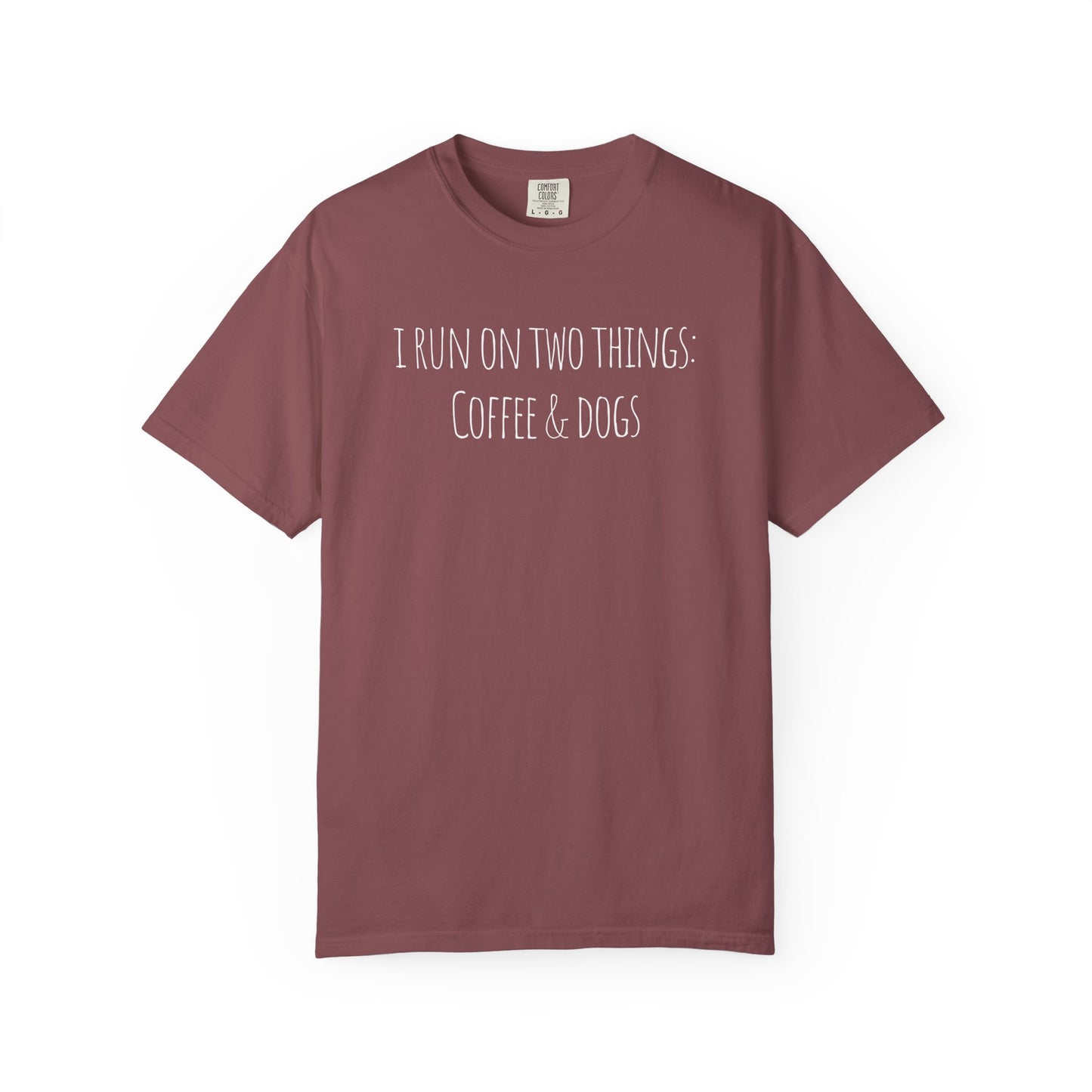 Coffee & Dogs Unisex T-Shirt - Casual Graphic Tee for Dog Lovers