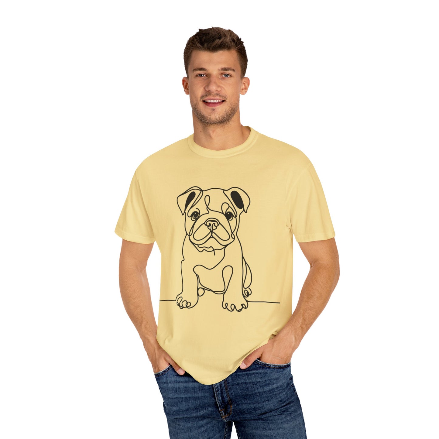 Adorable Bulldog Graphic Unisex T-Shirt