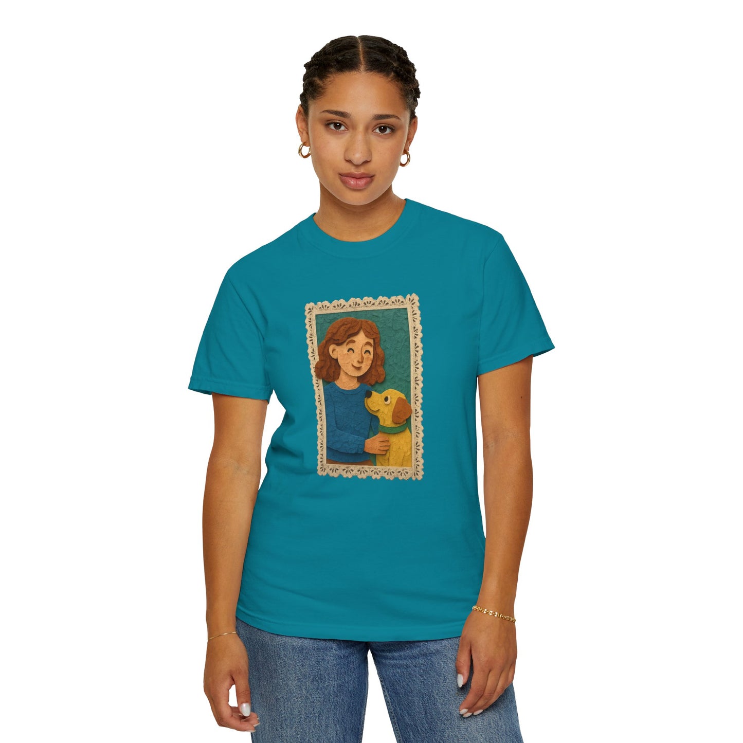 Dog Mom T-shirt - Unisex Garment-Dyed Tee for Pet Lovers
