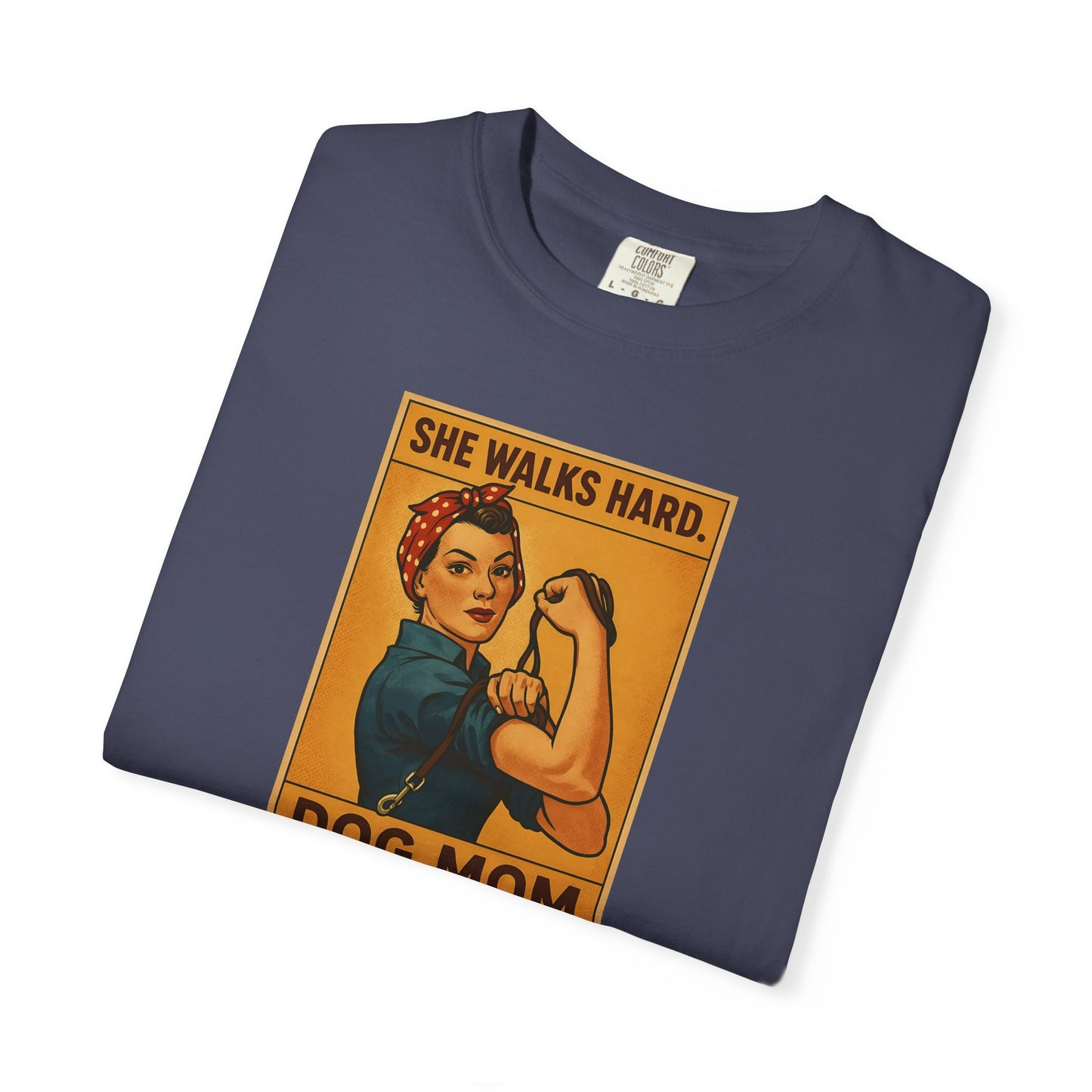 Dog Mom Strong T-Shirt, Gift for Dog Lovers, Cute Pet Owner Apparel, Makes A Great Dog Mom Gift, Unique Dog Mom Shirt