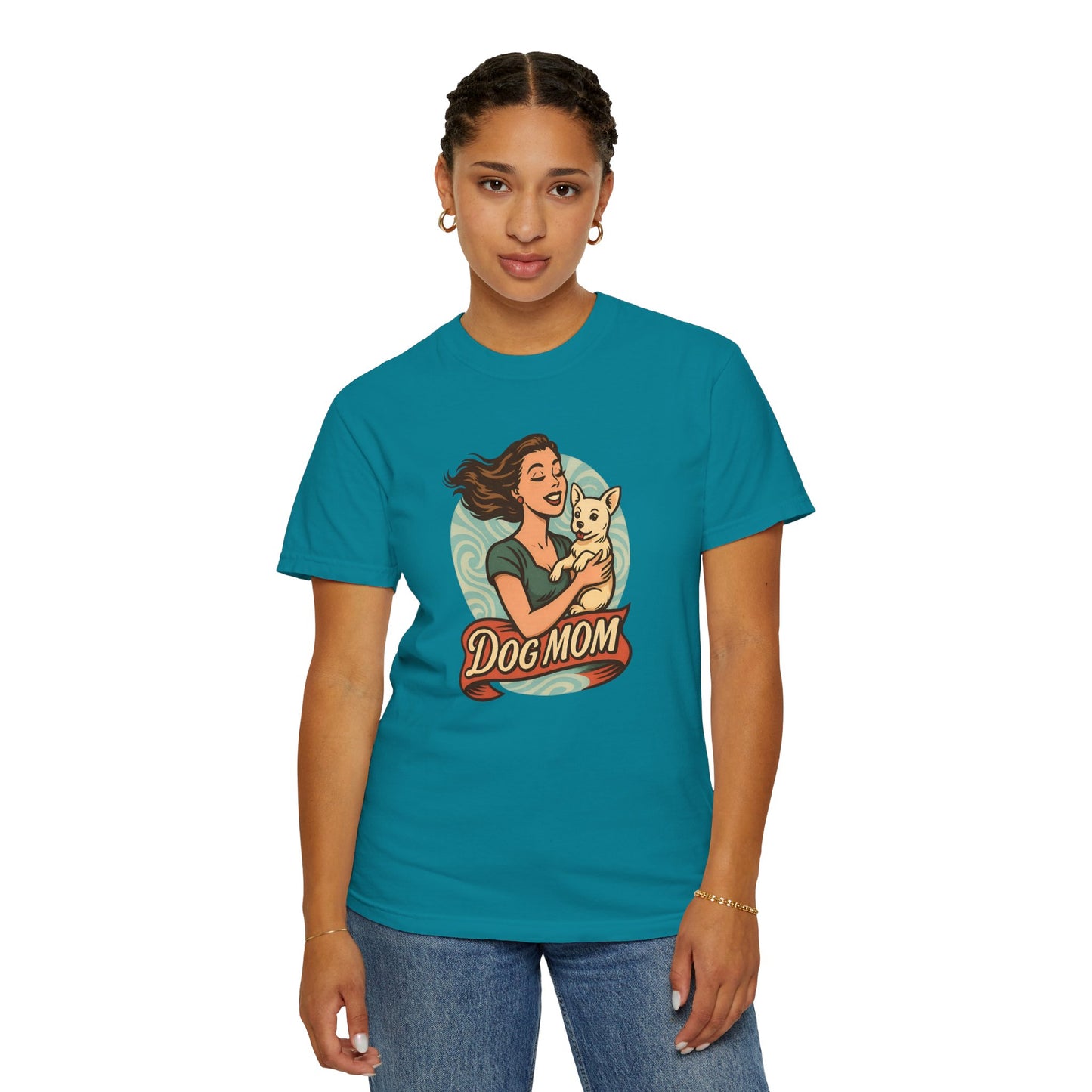 Dog Mom T-Shirt, Unisex Tee for Pet Lovers, Gift for Dog Owners, Casual Wear, Animal Lover Apparel