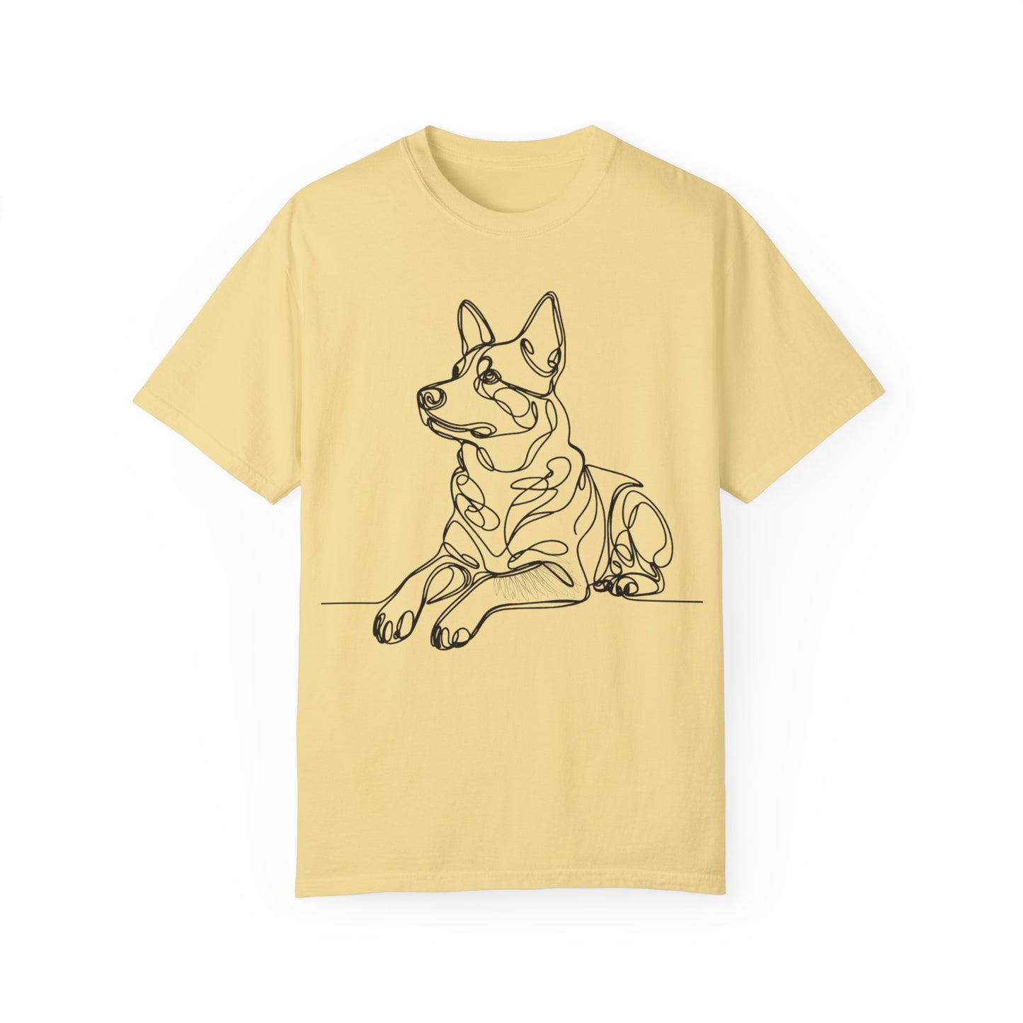 🖤 True Grit – Blue Heeler Line Art Tee - Perfect Gift for Dog Lovers