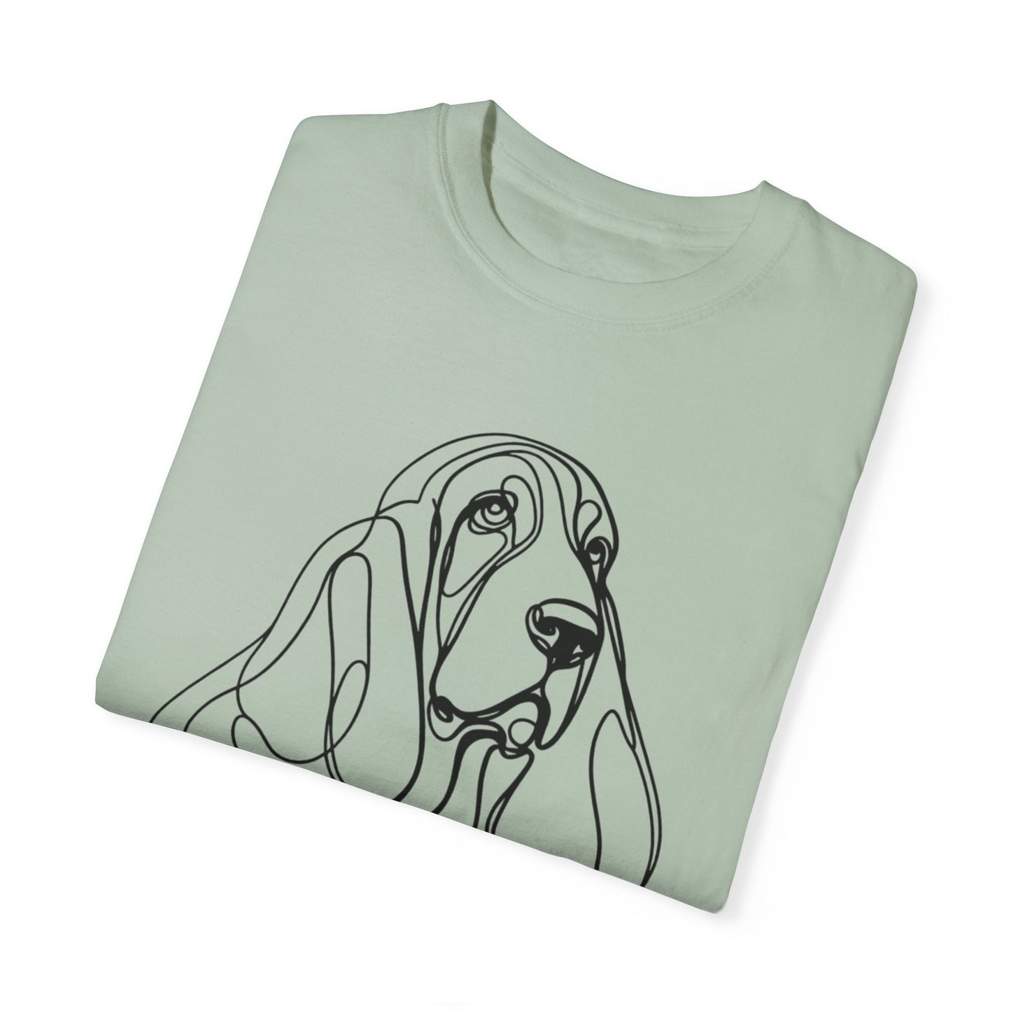 π Low & Loyal β Basset Hound Line Art Tee β Perfect for Dog Lovers