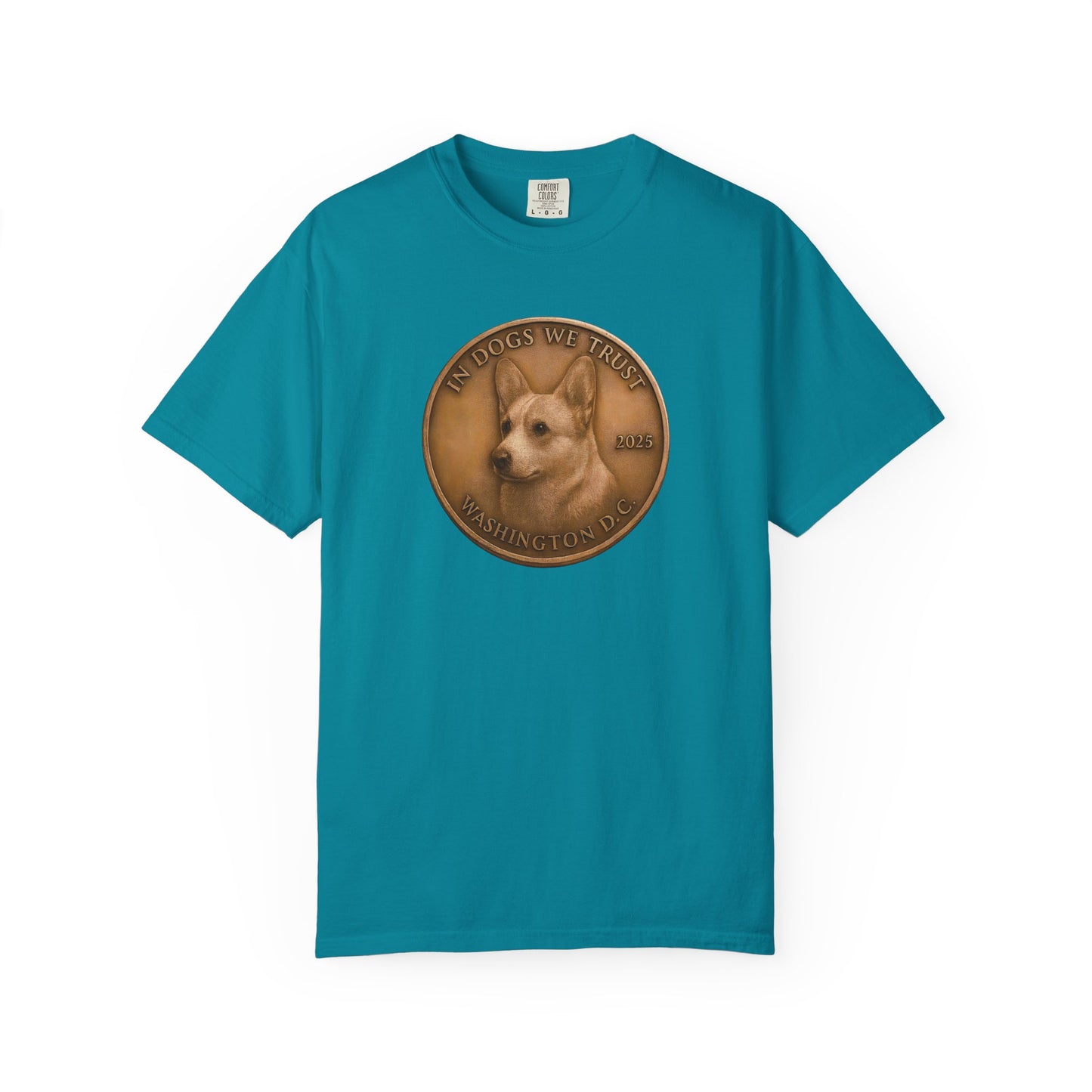 Washington DC State Coin T-Shirt Collection - Proud Dog Breed Illustrations