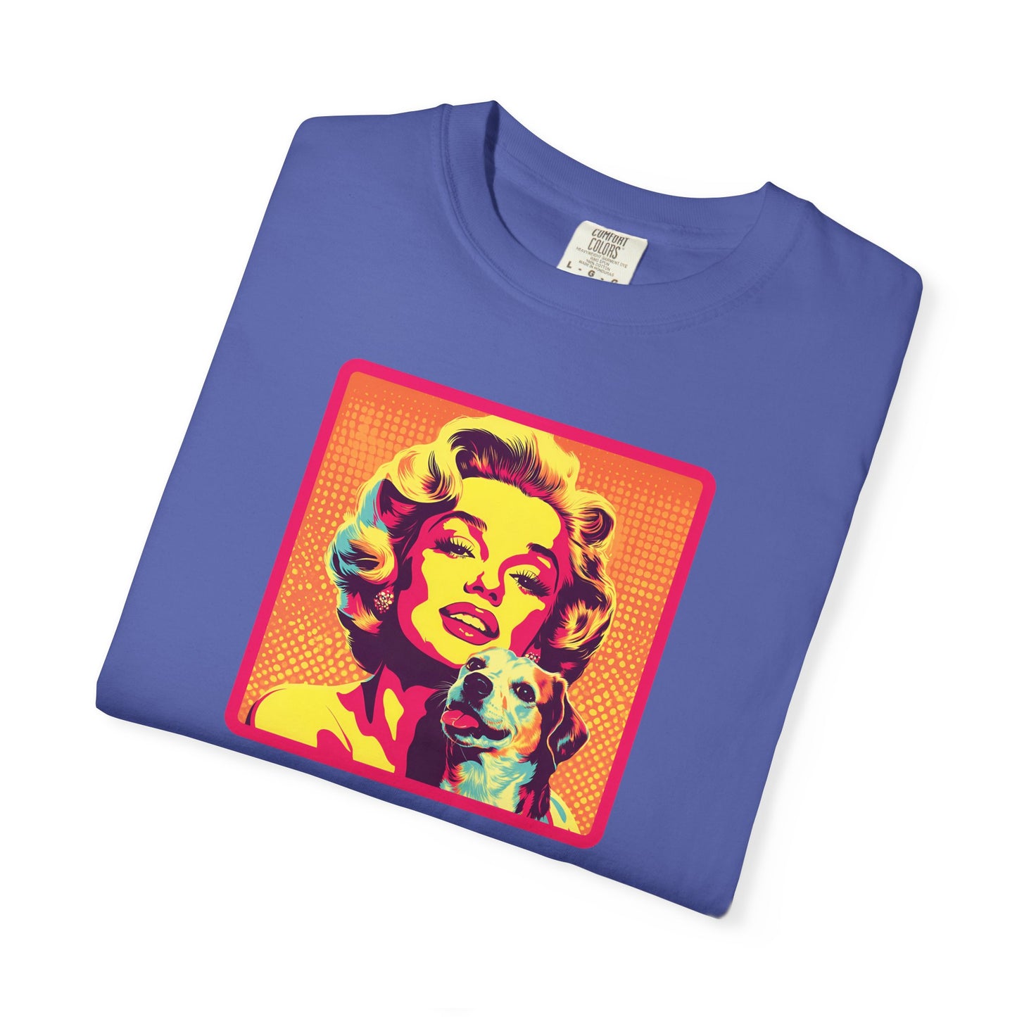 Vintage Dog Mom T-shirt - Unisex Garment-Dyed Tee for Dog Lovers