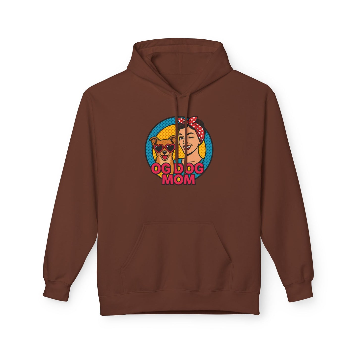 Hoodie for Dog Moms - Unisex Midweight Softstyle Fleece Hoodie