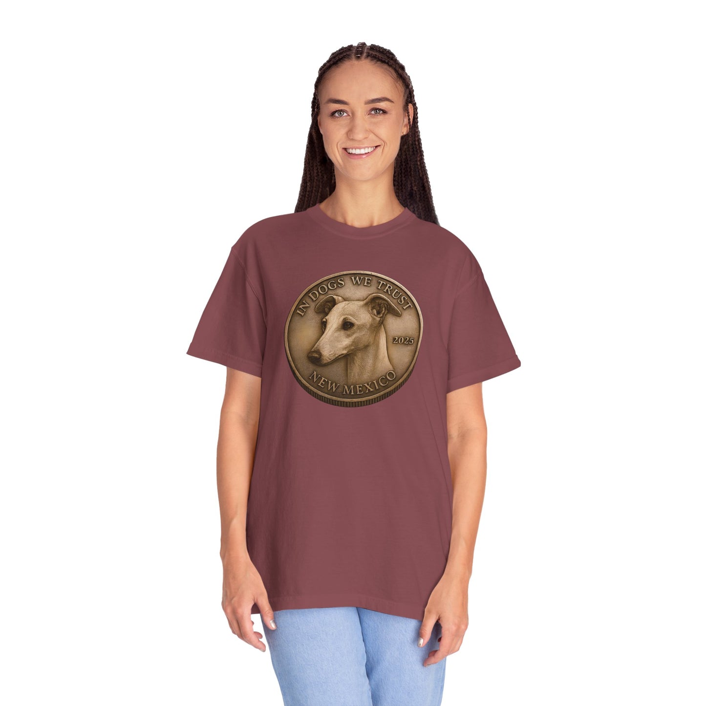 New Mexico State Coin T-Shirt Collection - Proud Dog Breed Illustrations
