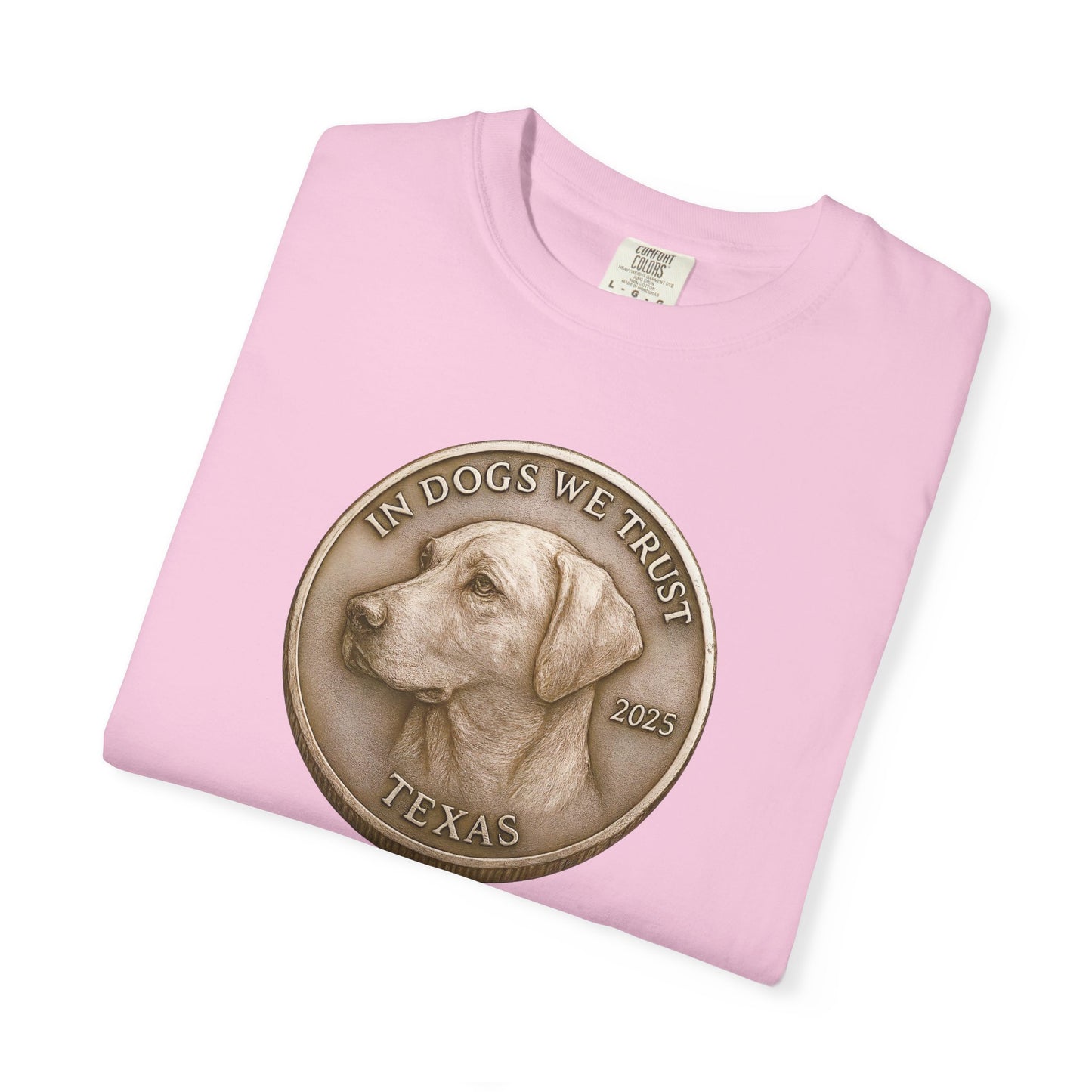 Texas State Coin T-Shirt Collection - Proud Dog Breed Illustrations