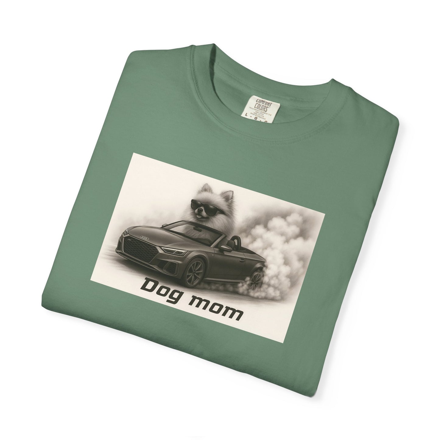 Dog Mom - Pomeranian - “Cool Dogs in Cool Cars” T-Shirt Collection! 🐶🚗