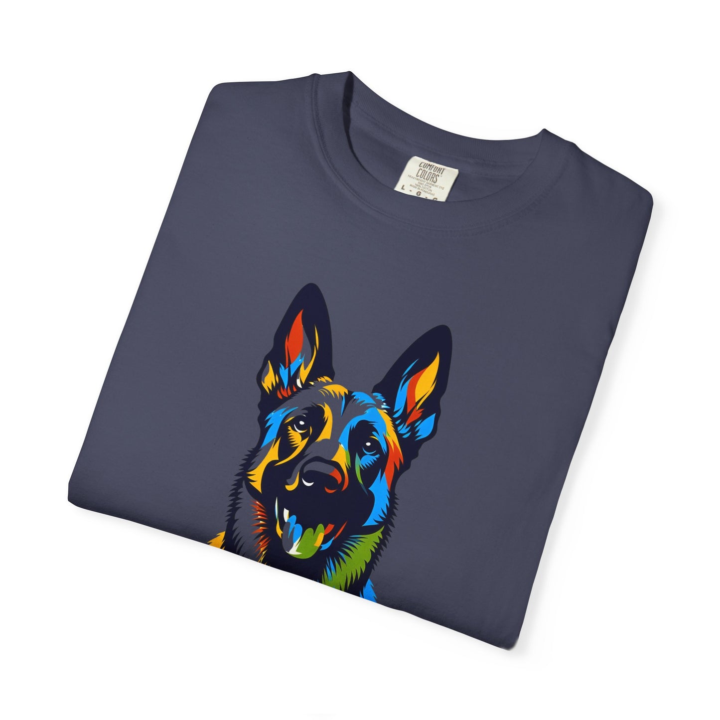 Colorful Belgium Malinois Art Unisex T-Shirt - Perfect for Pet Lovers