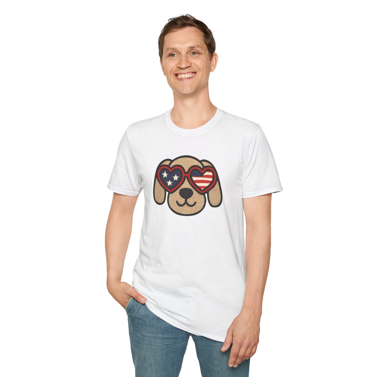 Patriotic Unisex T-Shirt with Flag Design, USA Pride Shirt, Everyday Wear, 4th of July Gift, Casual Style, American Flag Tee