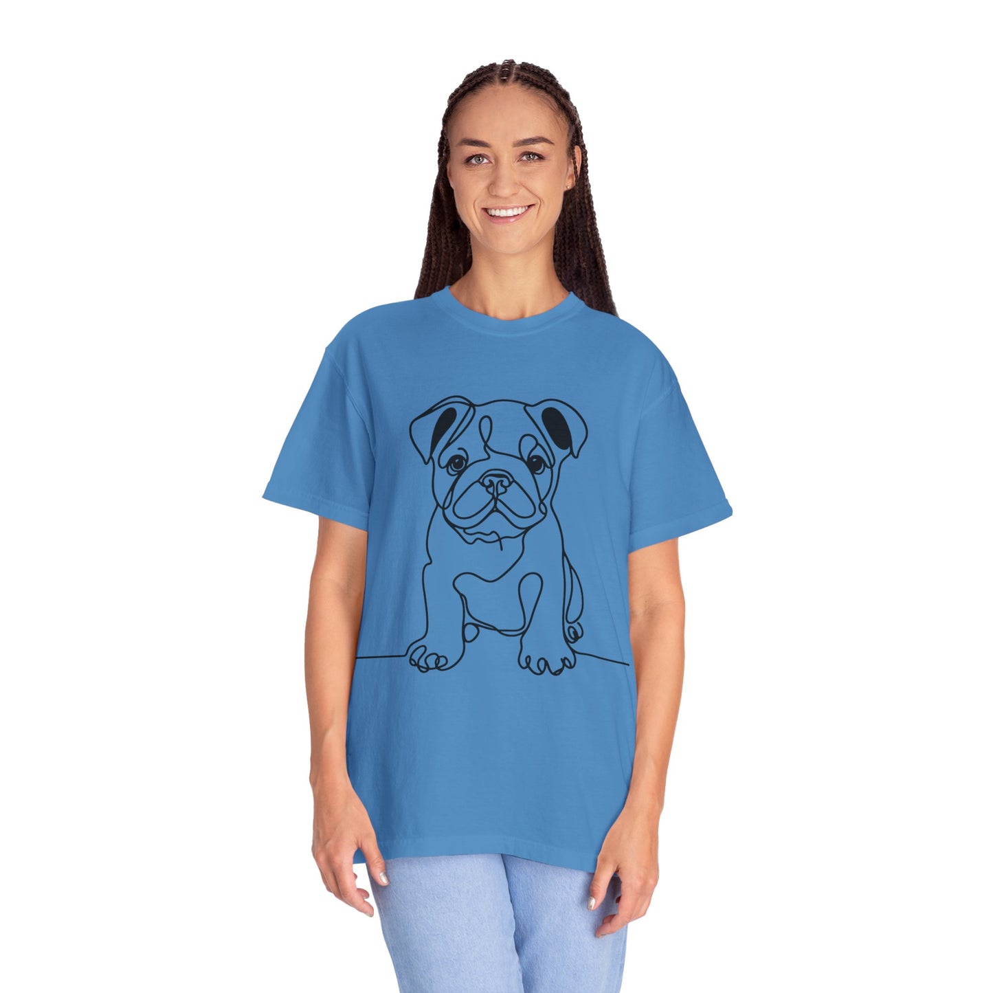 Adorable Bulldog Graphic Unisex T-Shirt