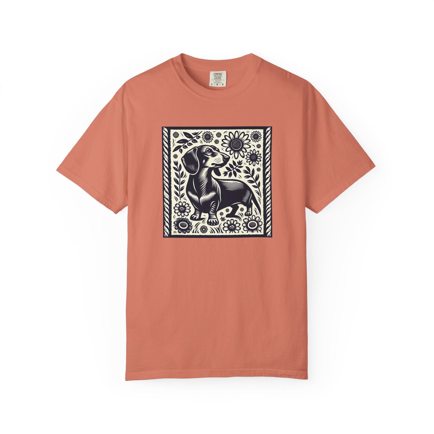 Dachshund Floral Unisex T-Shirt - Perfect for Dog Lovers