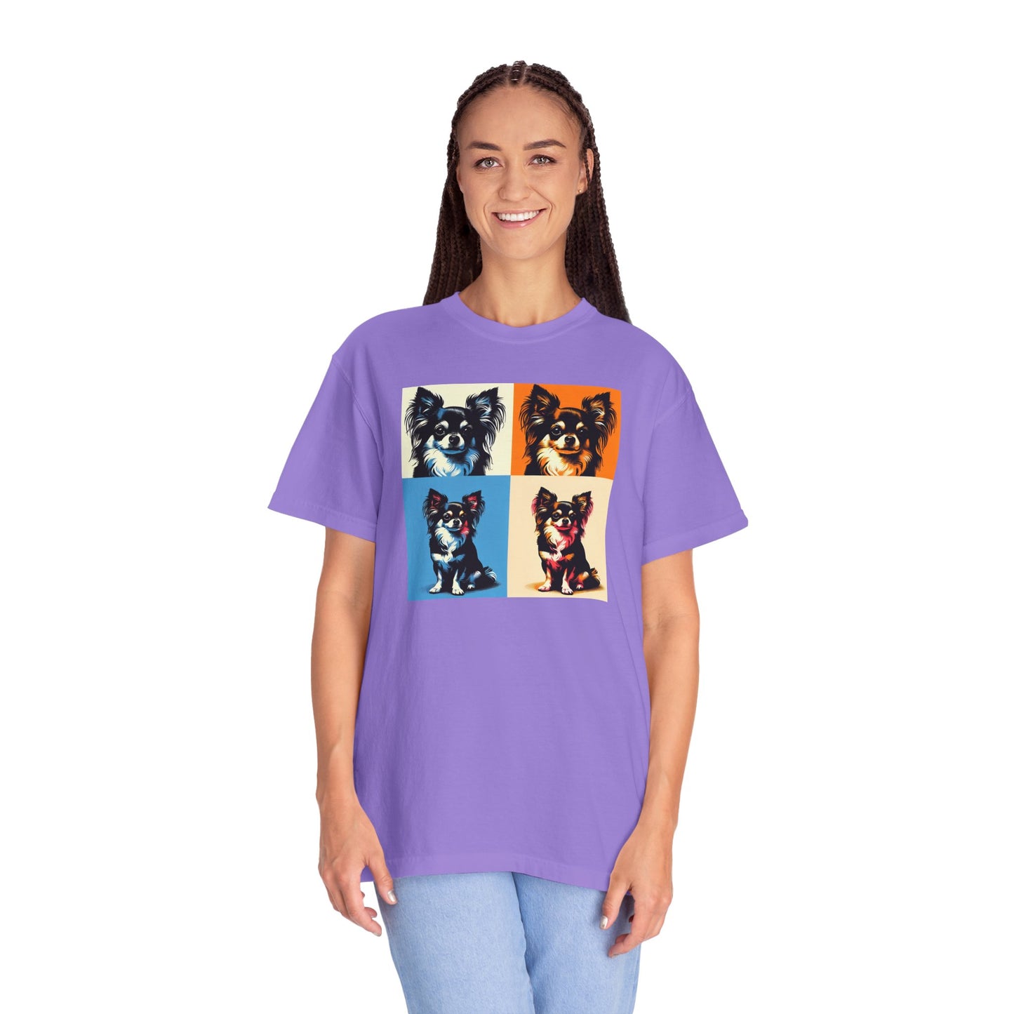 Chihuahua Pop Art Unisex T-shirt - Colorful Graphic Tee for Dog Lovers